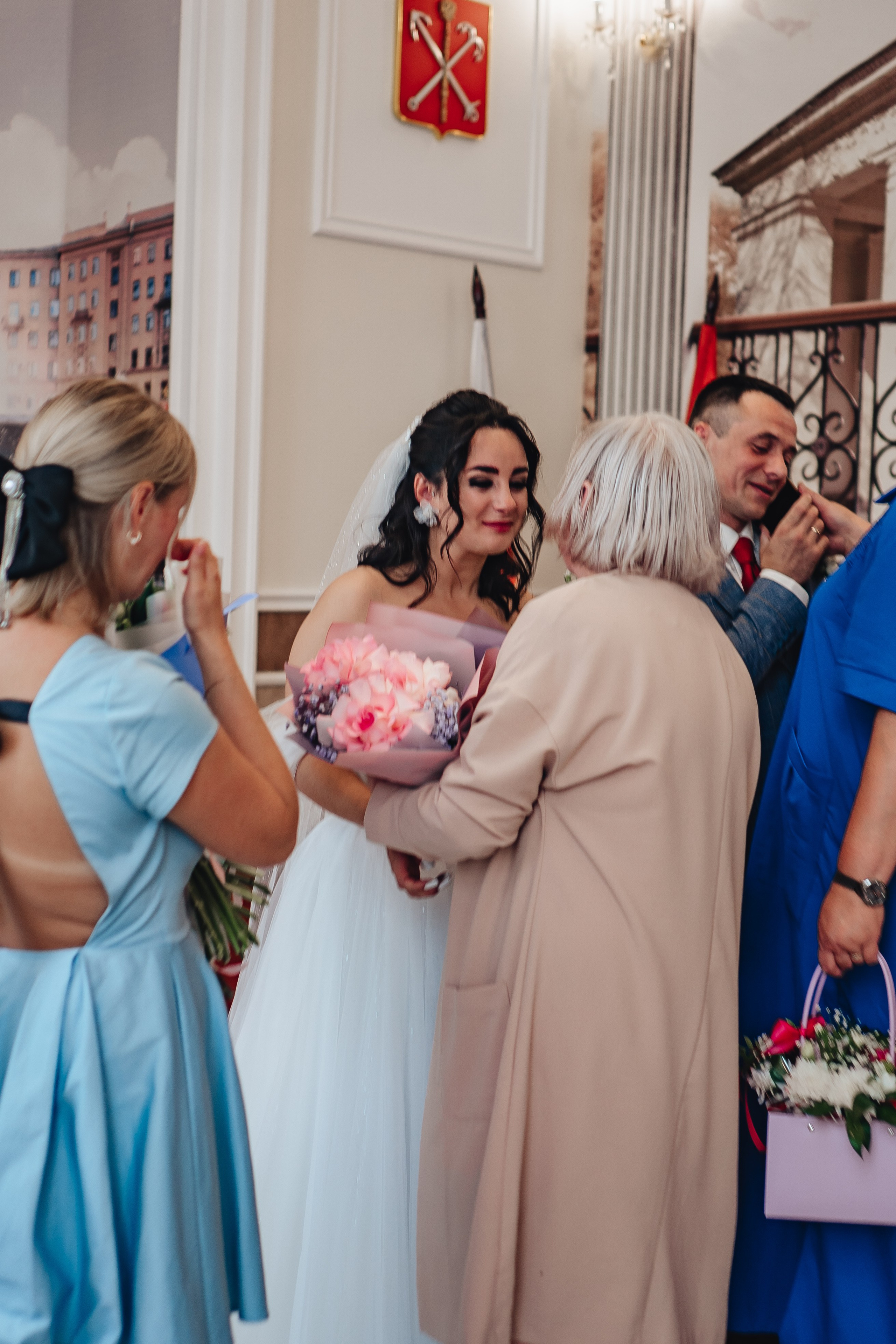 СВАДЕБНАЯ СЬЕМКА В ЗАГСЕ НА МОСКОВСКОМ ПРОСПЕКТЕ. Профессиональный фотограф, Санкт-Петербург — Виктория Богомолова