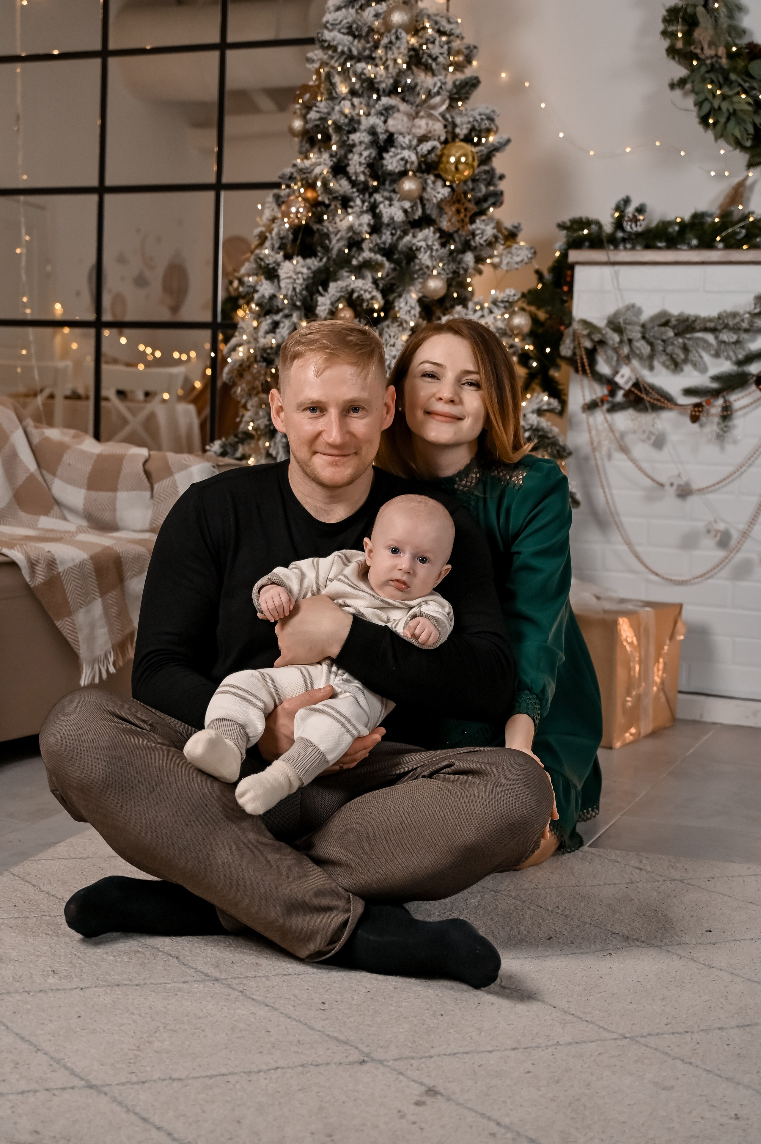 Новогодняя фотосессия в студии. Семейный и свадебный фотограф в г. Уфа Динара