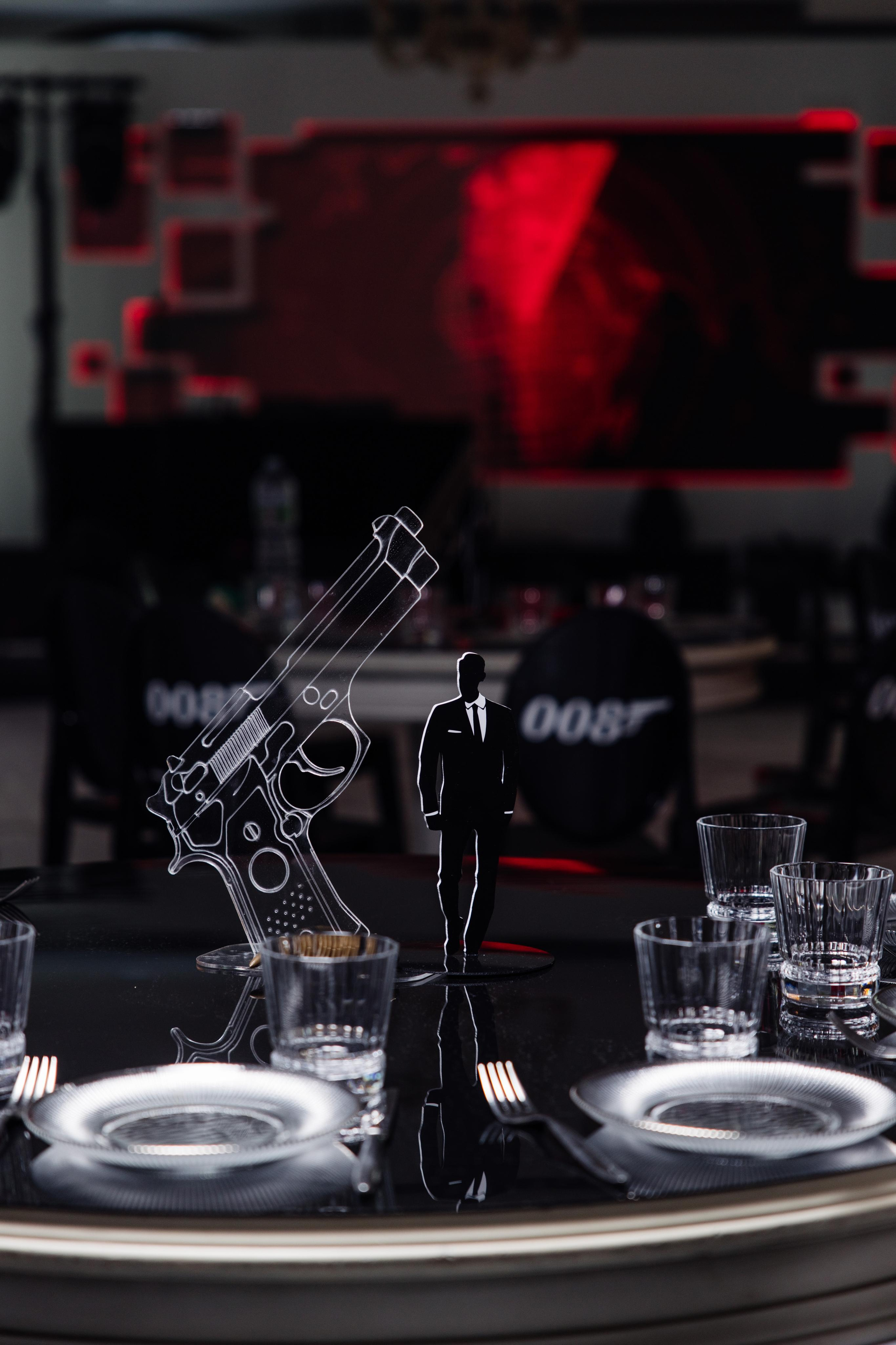 Оформление Дня рождения в стиле Агент 007. Репортажный фотограф Ольга Кочетова в Москве