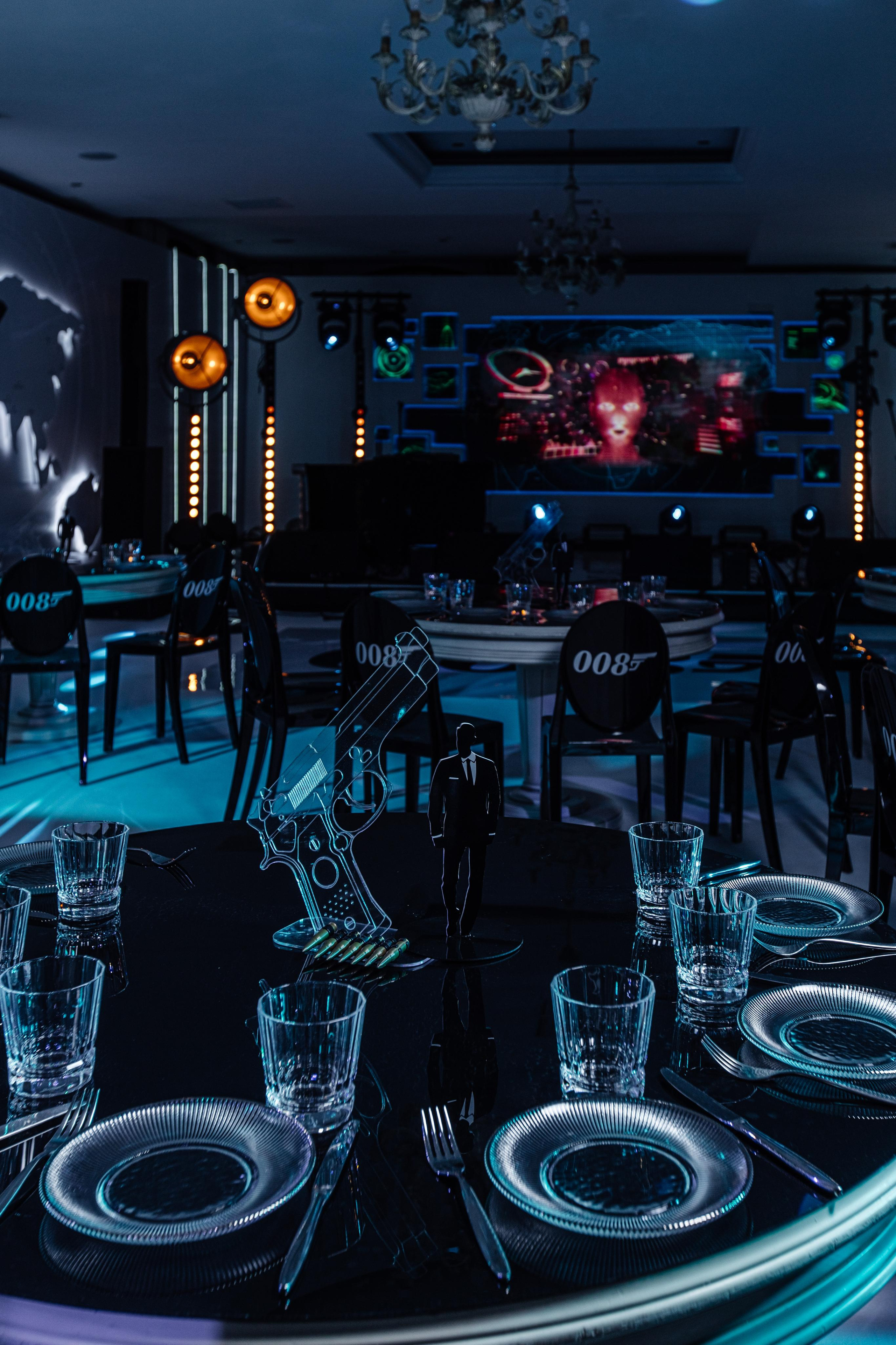 Оформление Дня рождения в стиле Агент 007. Репортажный фотограф Ольга Кочетова в Москве