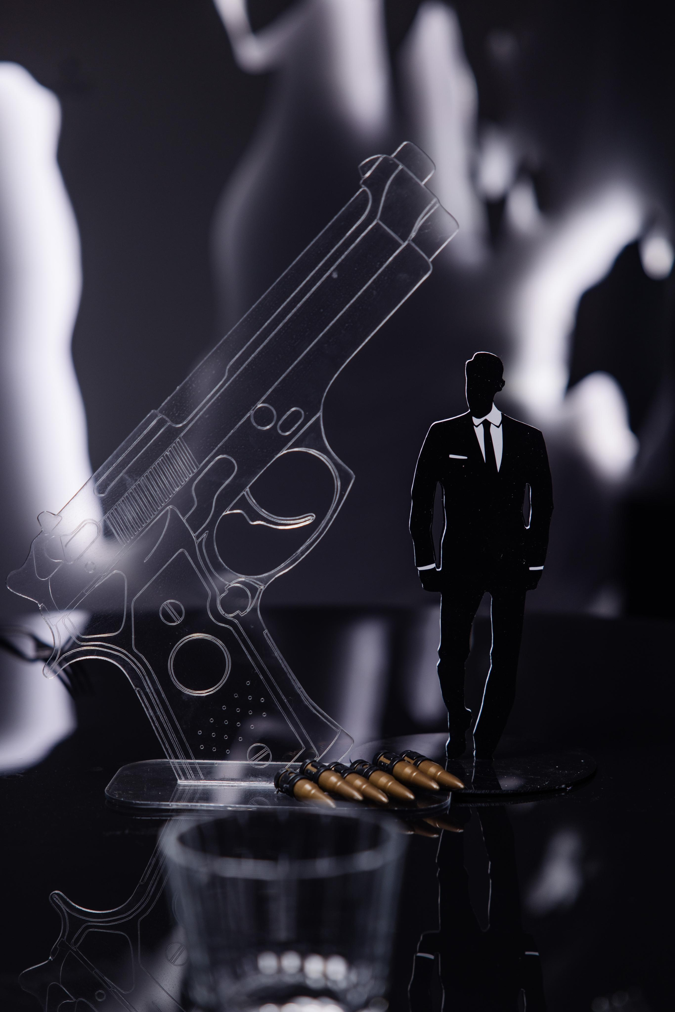 Оформление Дня рождения в стиле Агент 007. Репортажный фотограф Ольга Кочетова в Москве