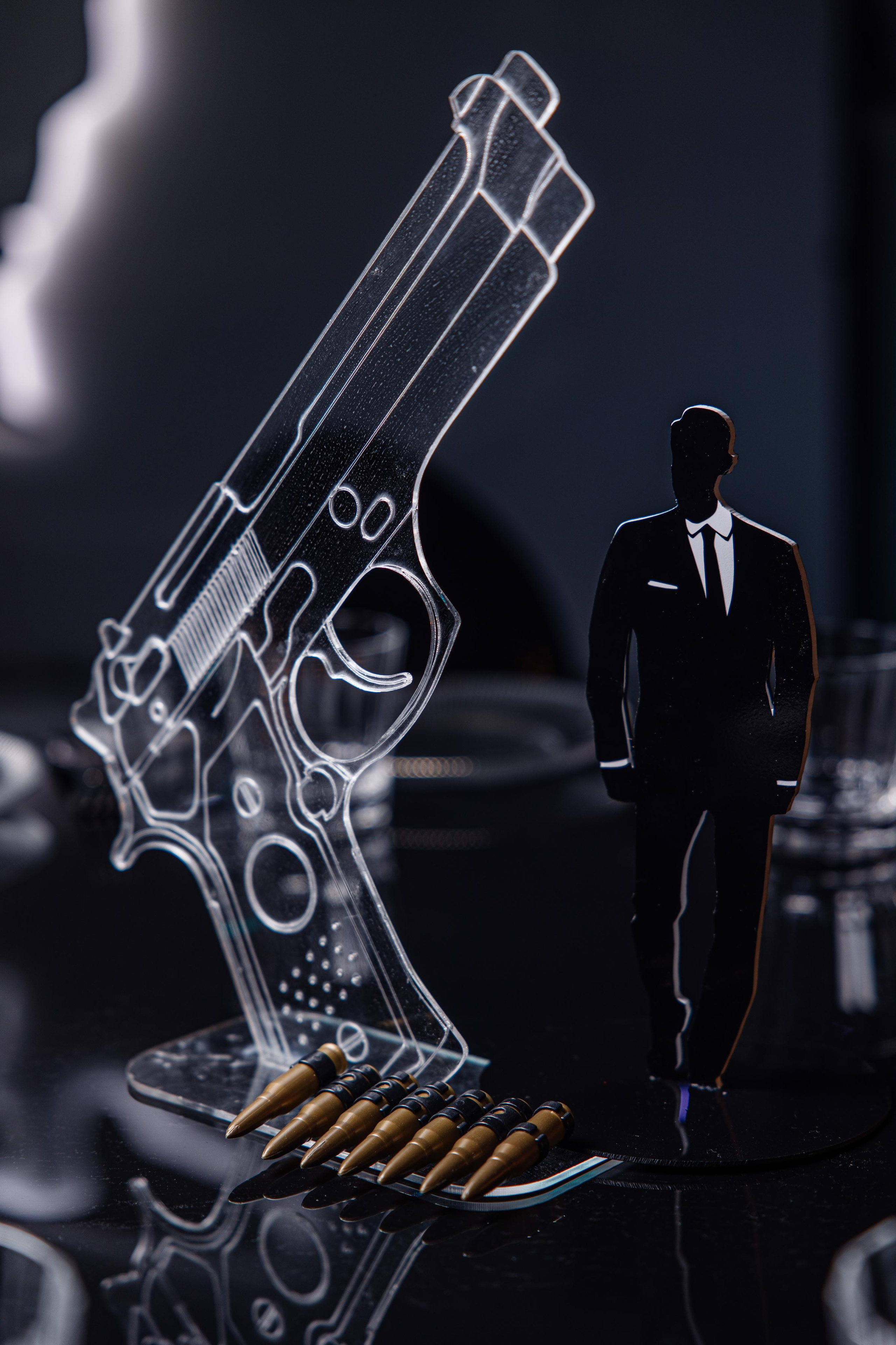 Оформление Дня рождения в стиле Агент 007. Репортажный фотограф Ольга Кочетова в Москве