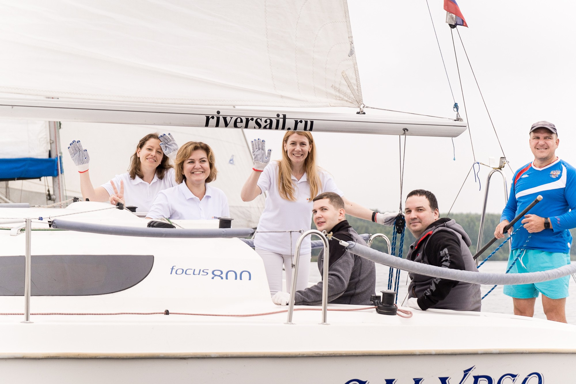Корпоративная парусная регата Evraz. Репортажный фотограф Денис Тихомиров. Москва