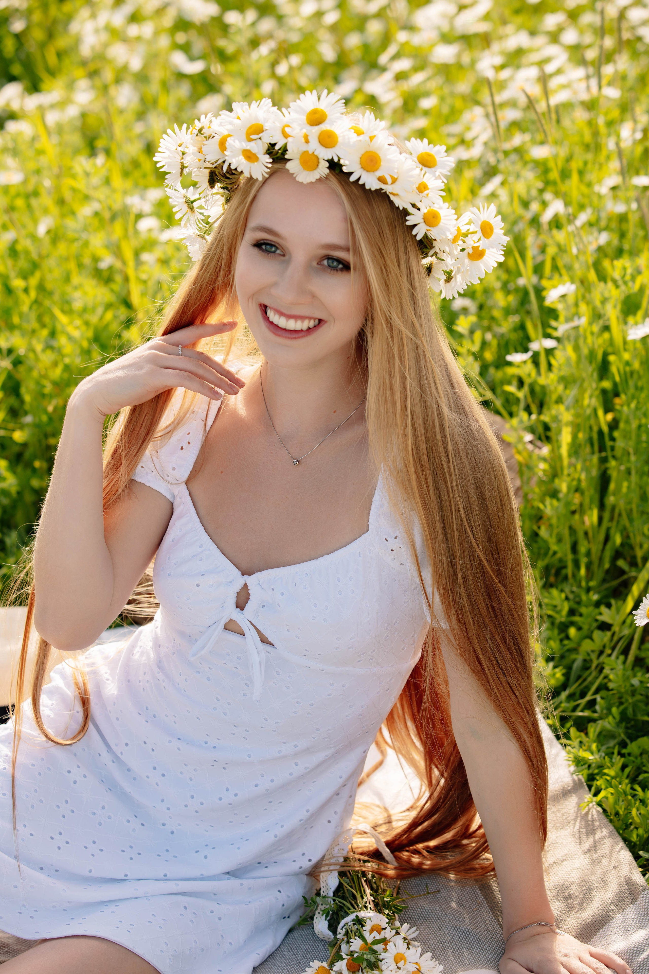 Ромашковое поле. Фотограф в Москве Яна Полосина