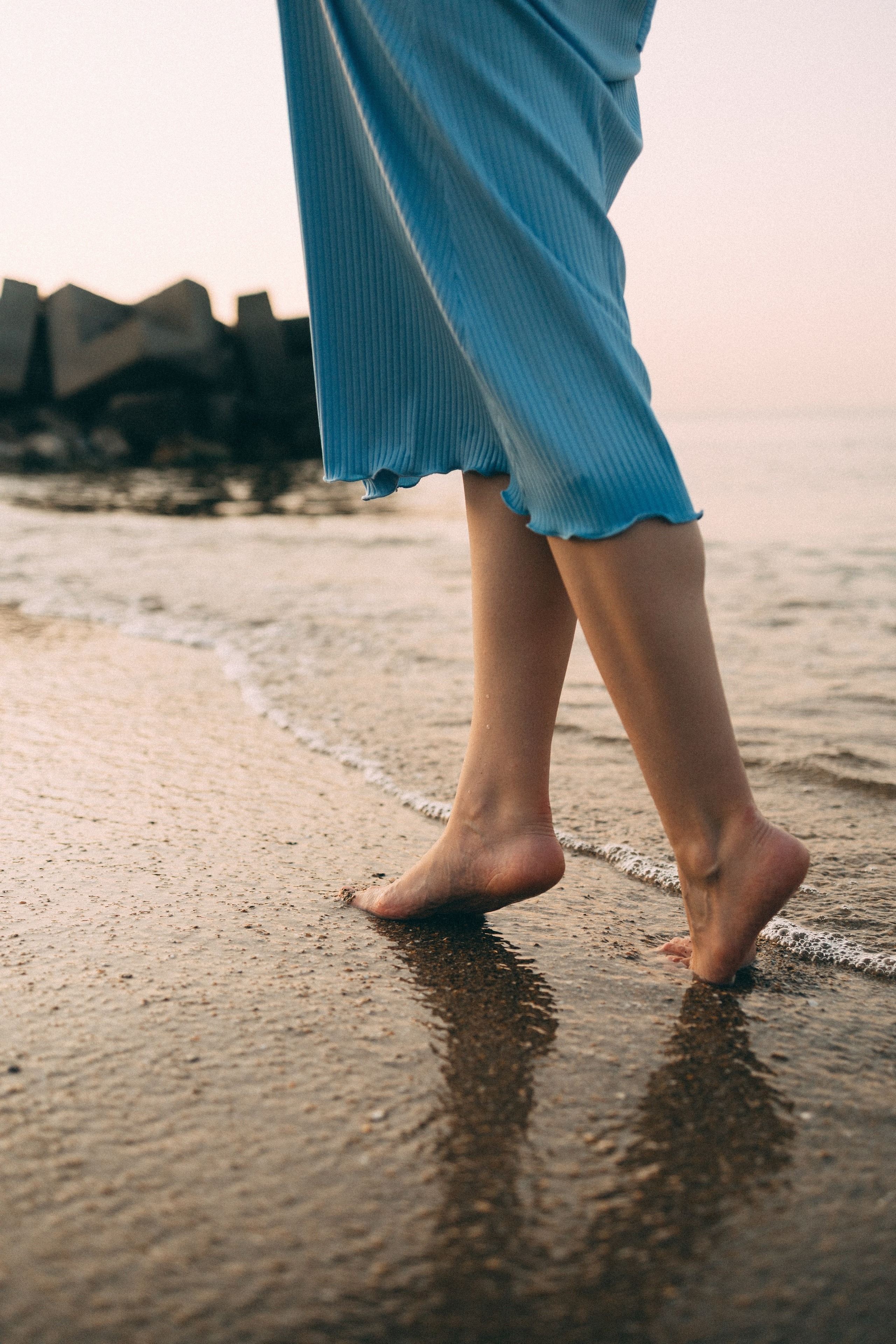 Закат на море. Фотограф в Дагестане Кира Молькова