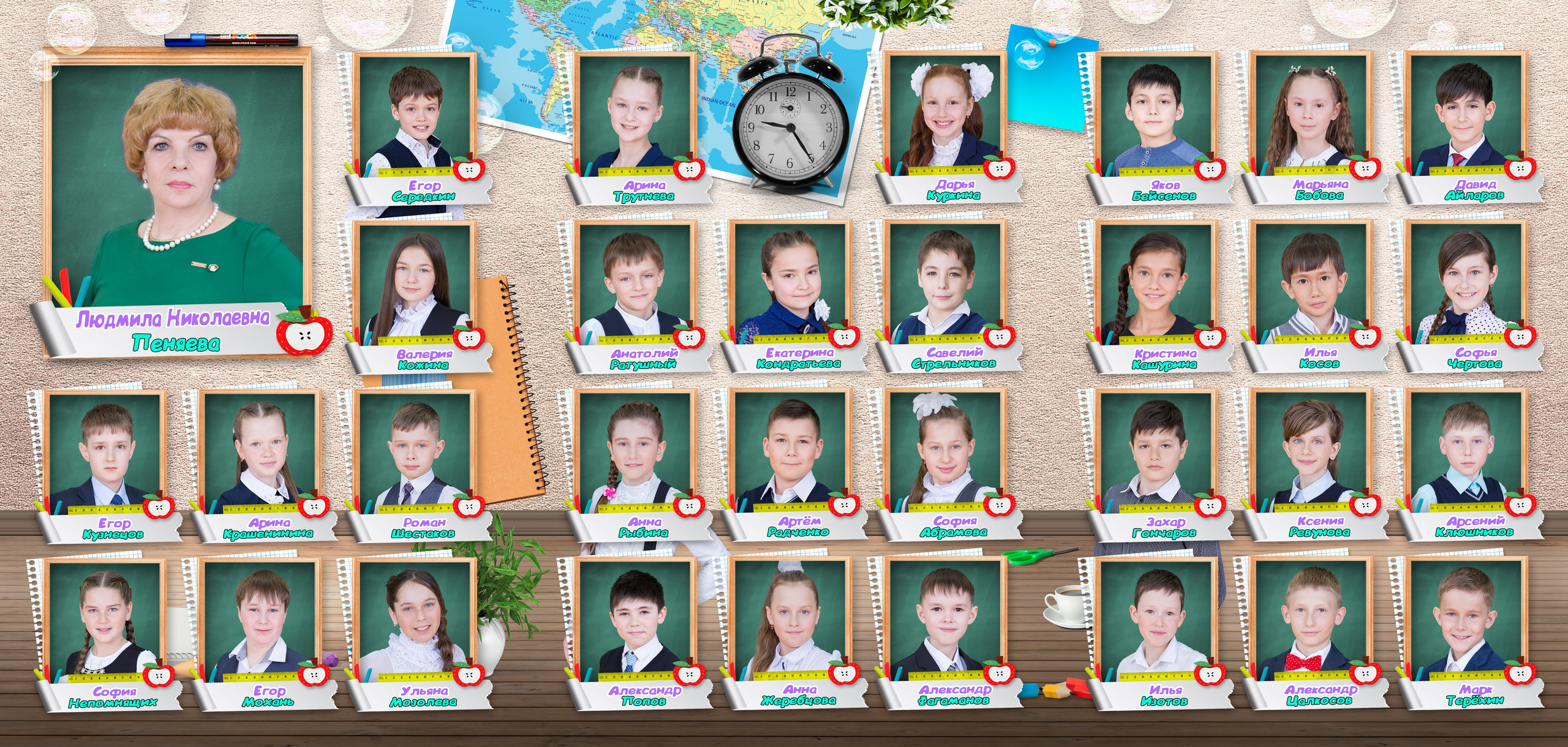 Школьный кабинет. Выпускные альбомы на Камчатке