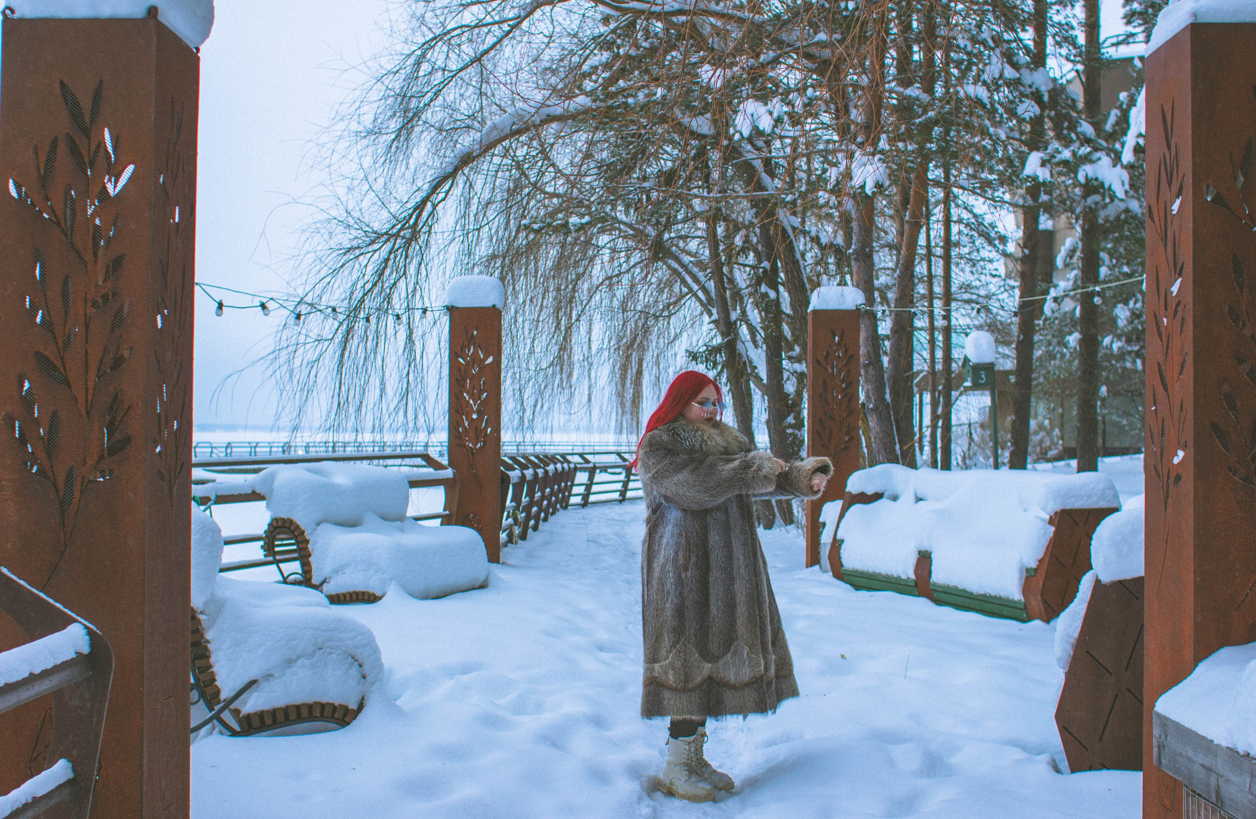 Зимняя съемка — Екатерина