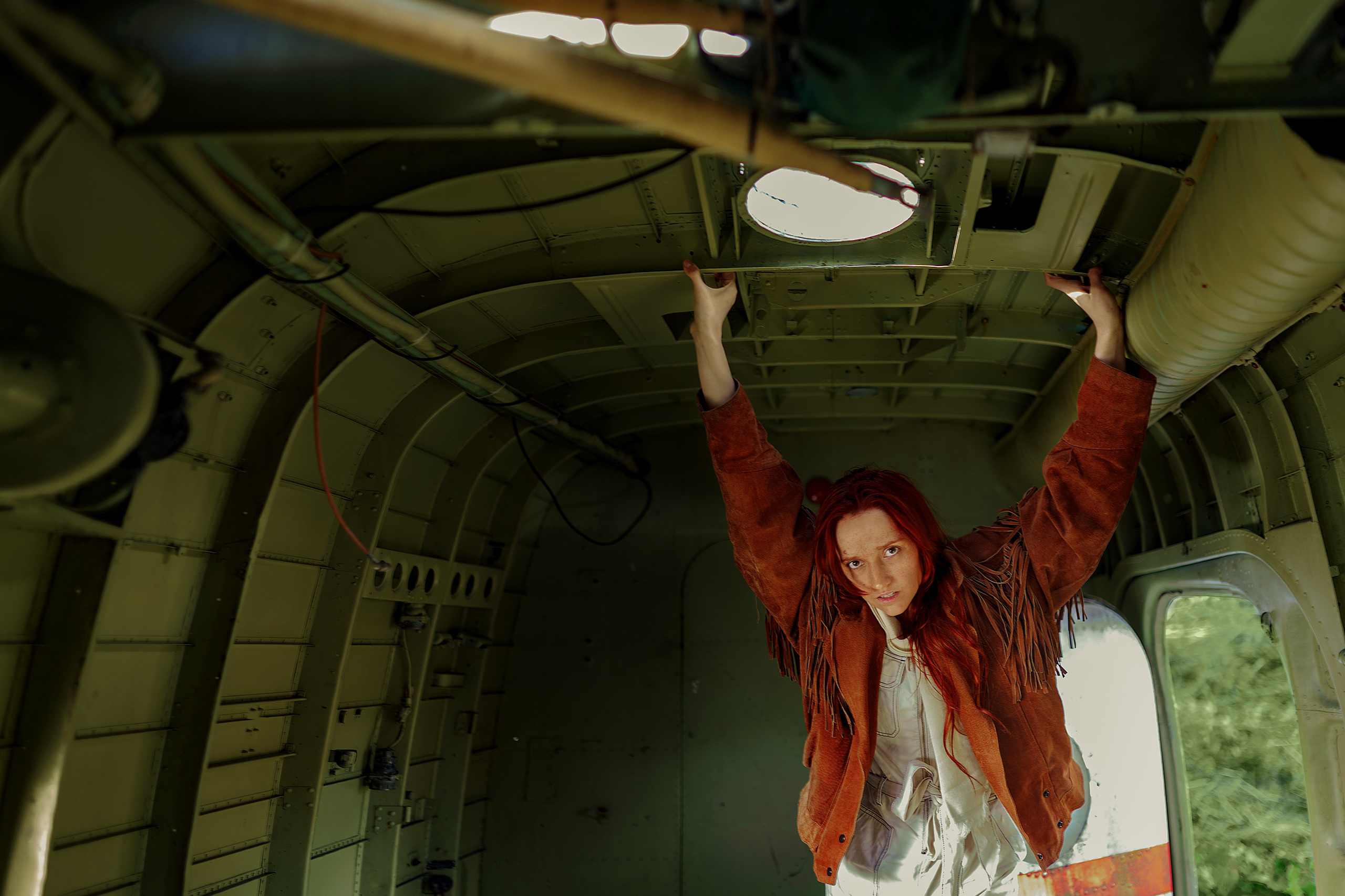 Небо, самолет, девушка. Свадебный и семейный фотограф Ярослав Фущич