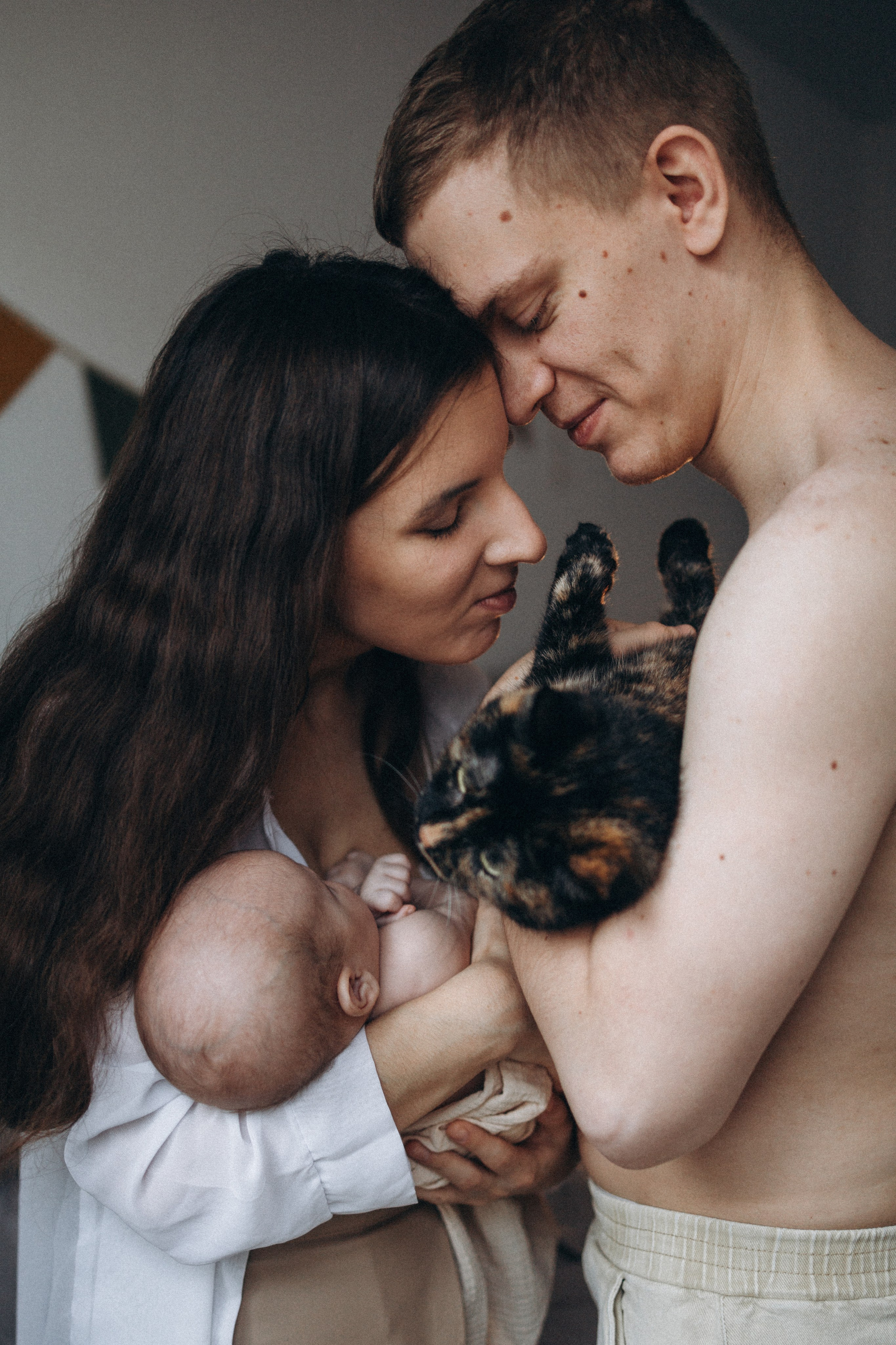 Ньюборн фотосессия дома — фотограф новорождённых в Москве