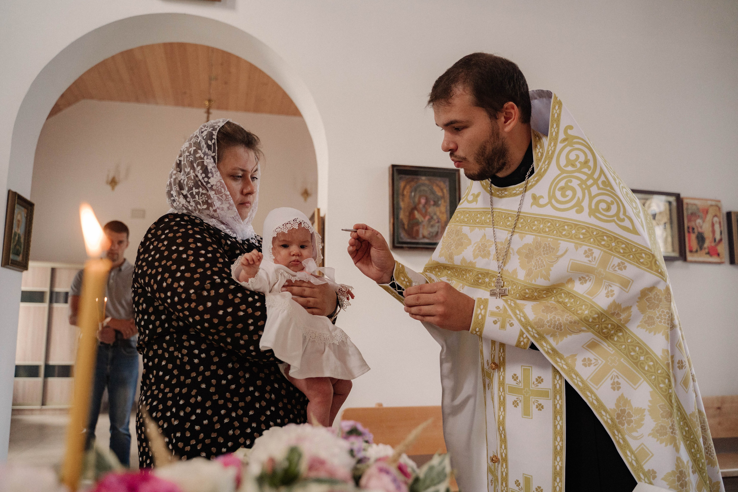 Крещение Александры. Свадебный и семейный фотограф в Калуге Анна Киреева