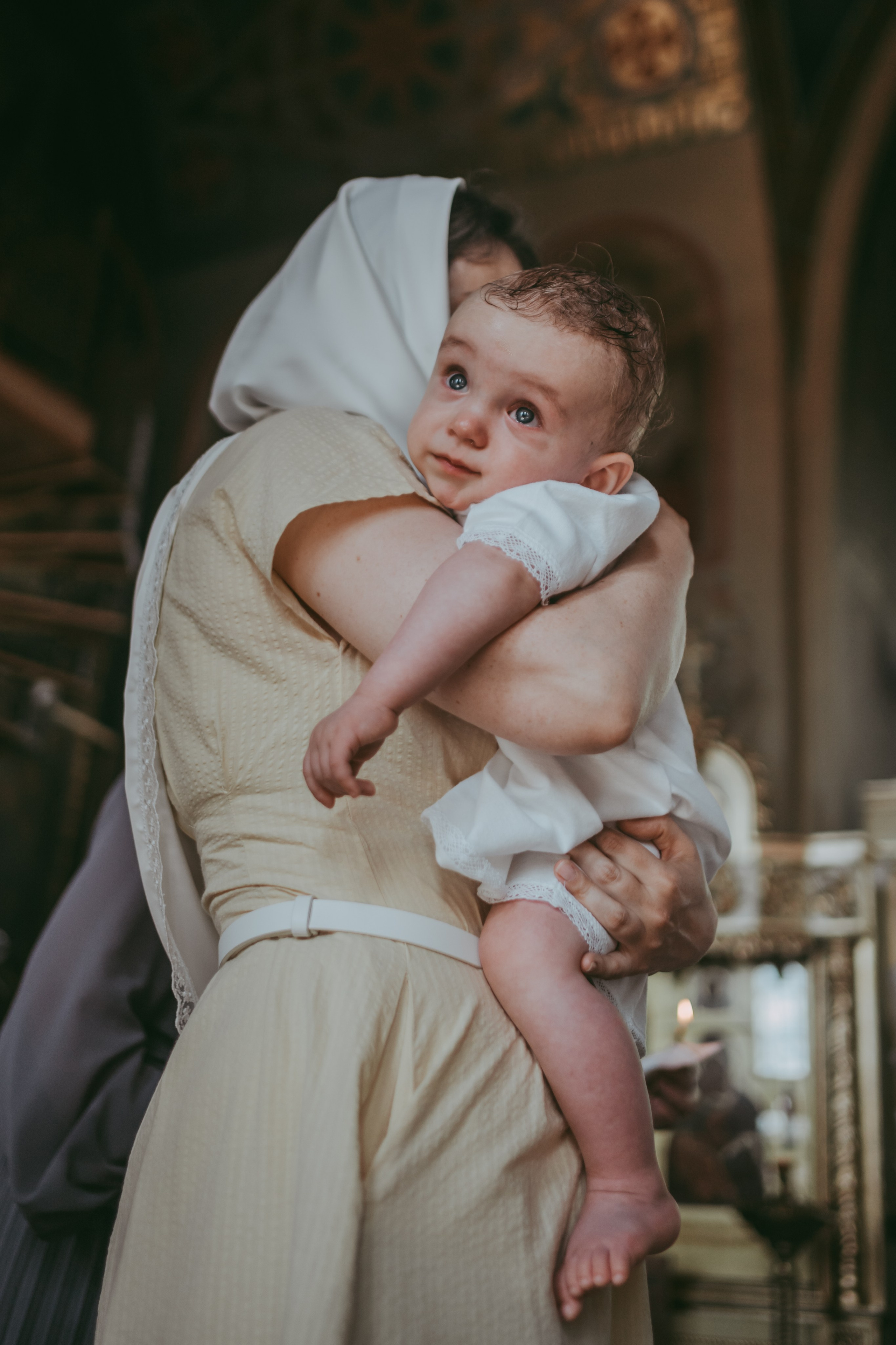 Крещение Стаса. Семейный фотограф в Москве и Подмосковье Иванова Нина