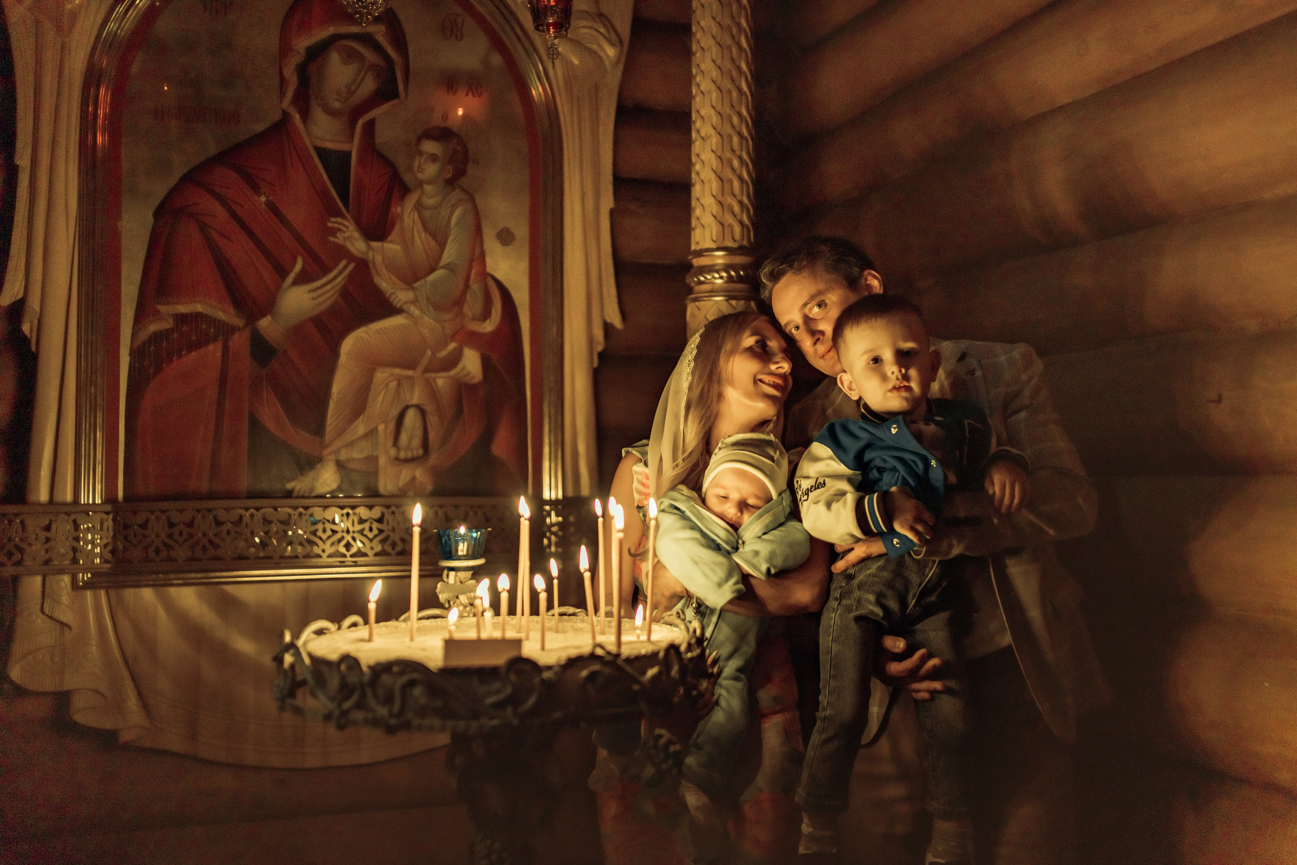 Крещение Михаила, храм Святой Троицы, июнь 2025