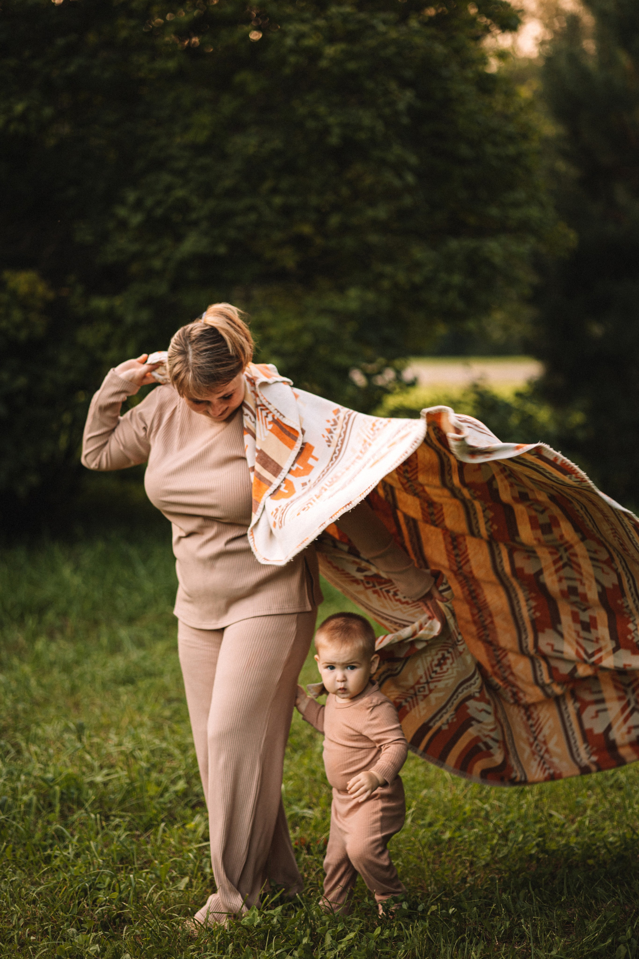 Гордей с мамой на прогулке. Фотограф Нижний Новгород