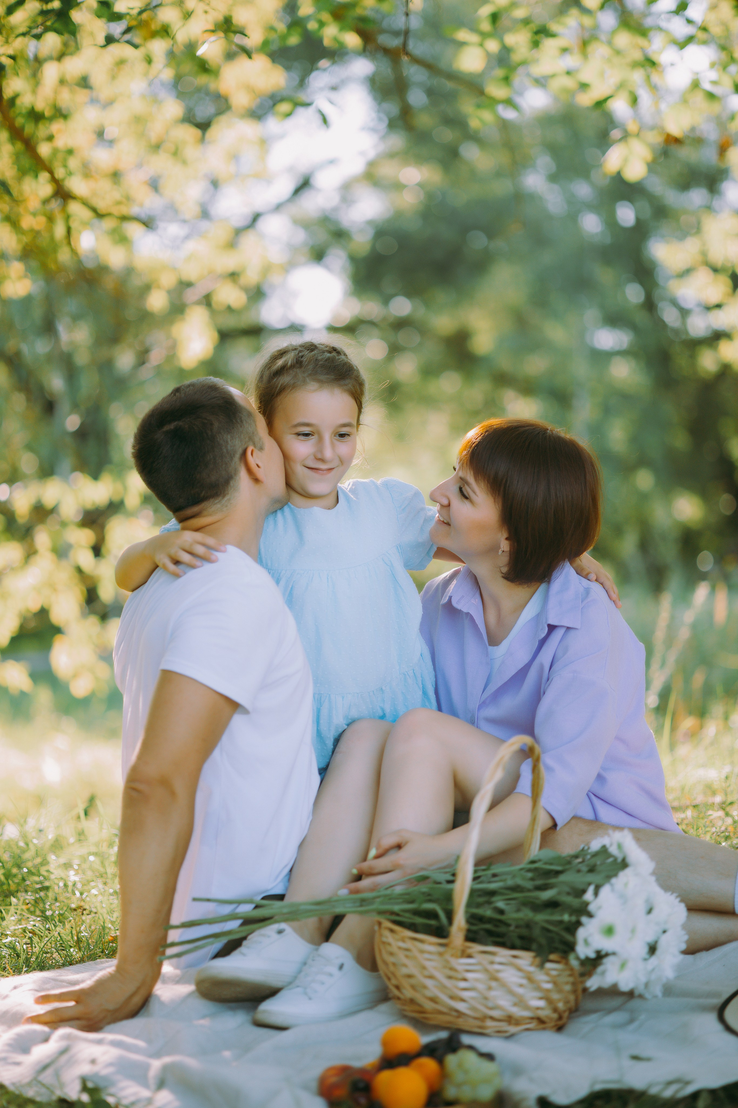 Съемка в парке для семьи. Выпускные альбомы в Серпухове