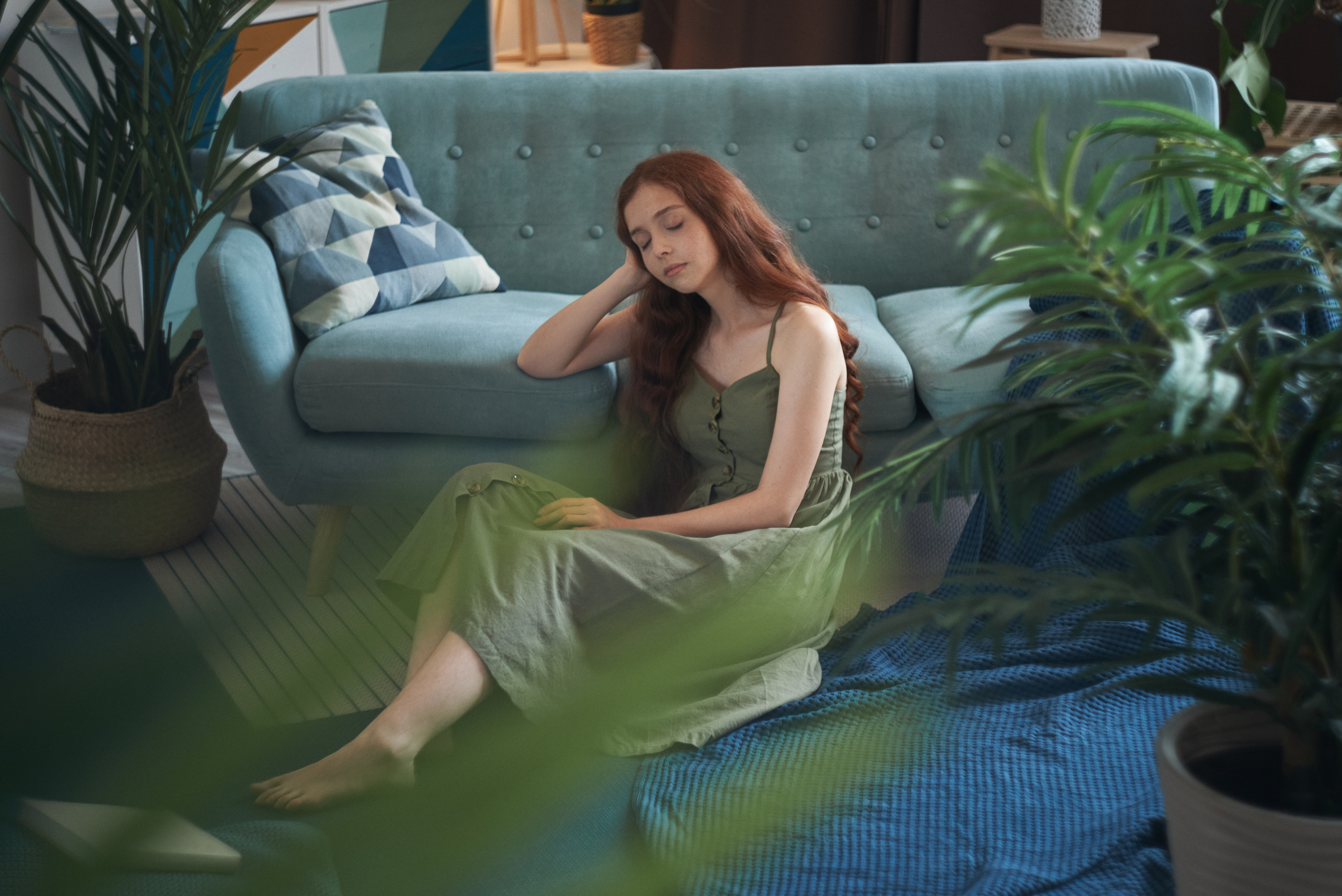 Женский портрет в интерьере. Макс Пыжик портретный фотограф в Москве