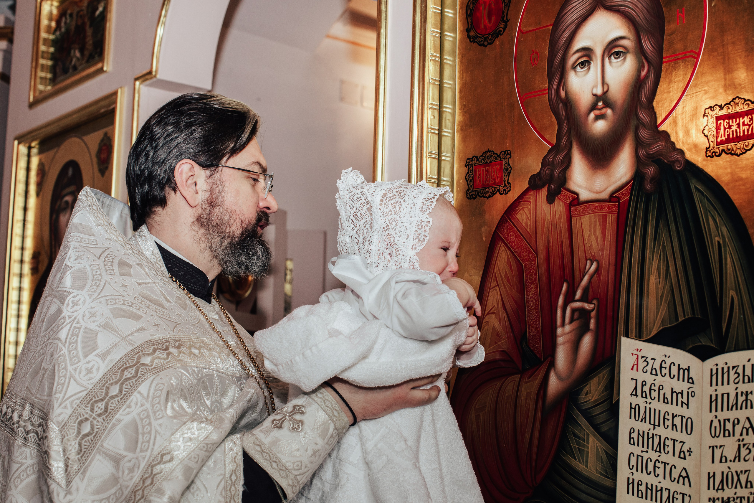 Крещение Анисии. Фотосессии в Москве - фотограф Неонилла Ленко