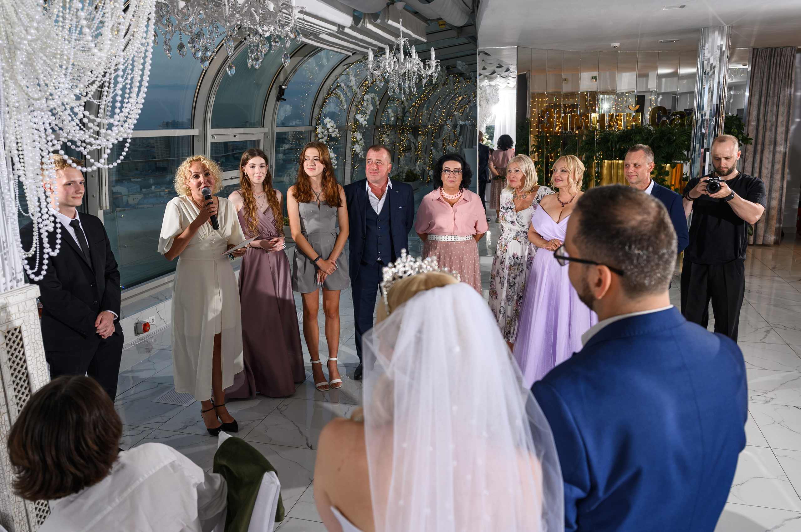 Свадебный банкет Golden Ring Hotel ресторан Зимний сад. Свадебный фотограф Москва Юрий Кульман