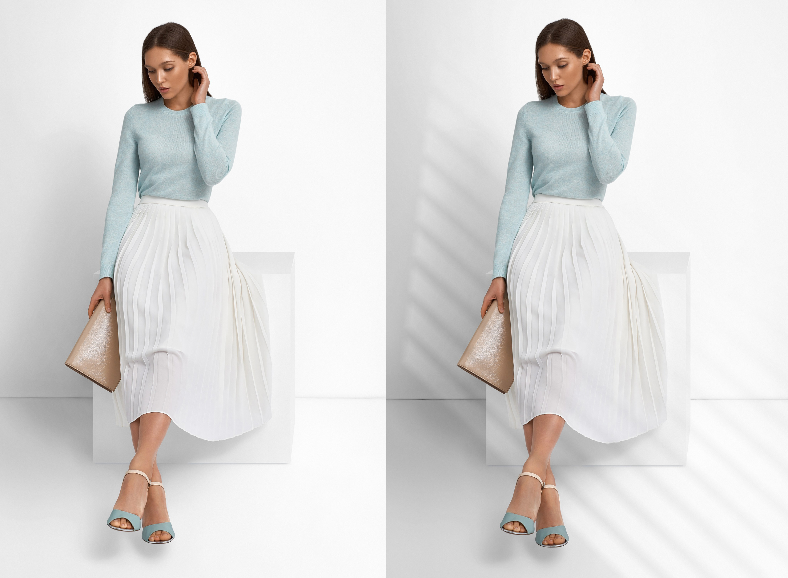 Ретушь каталогов одежды с моделью | Студия SVITHART