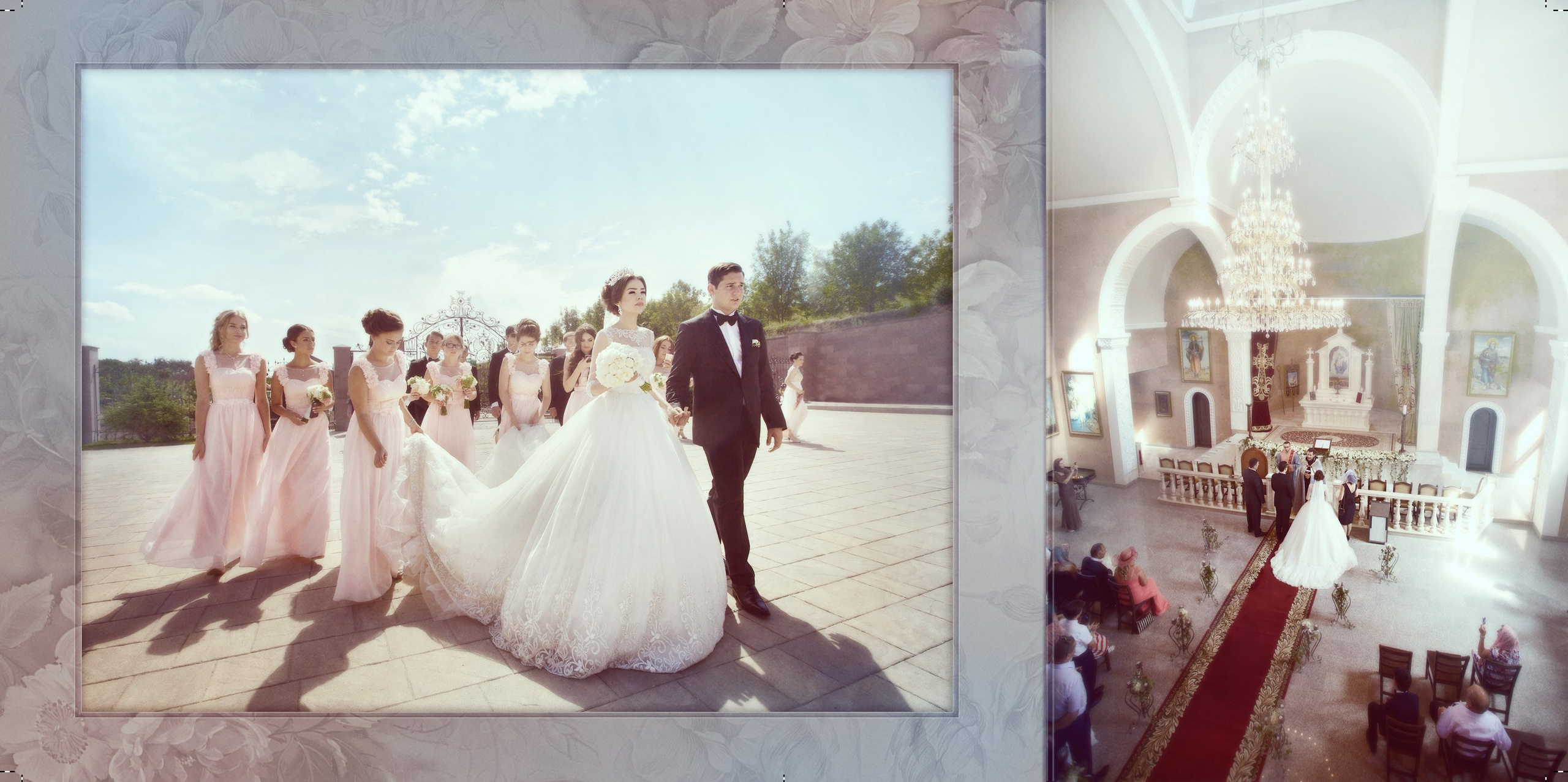 Свадебная фотокнига. Фотограф Кирсанова Наталия. Фотохудожник Наталия Кирсанова