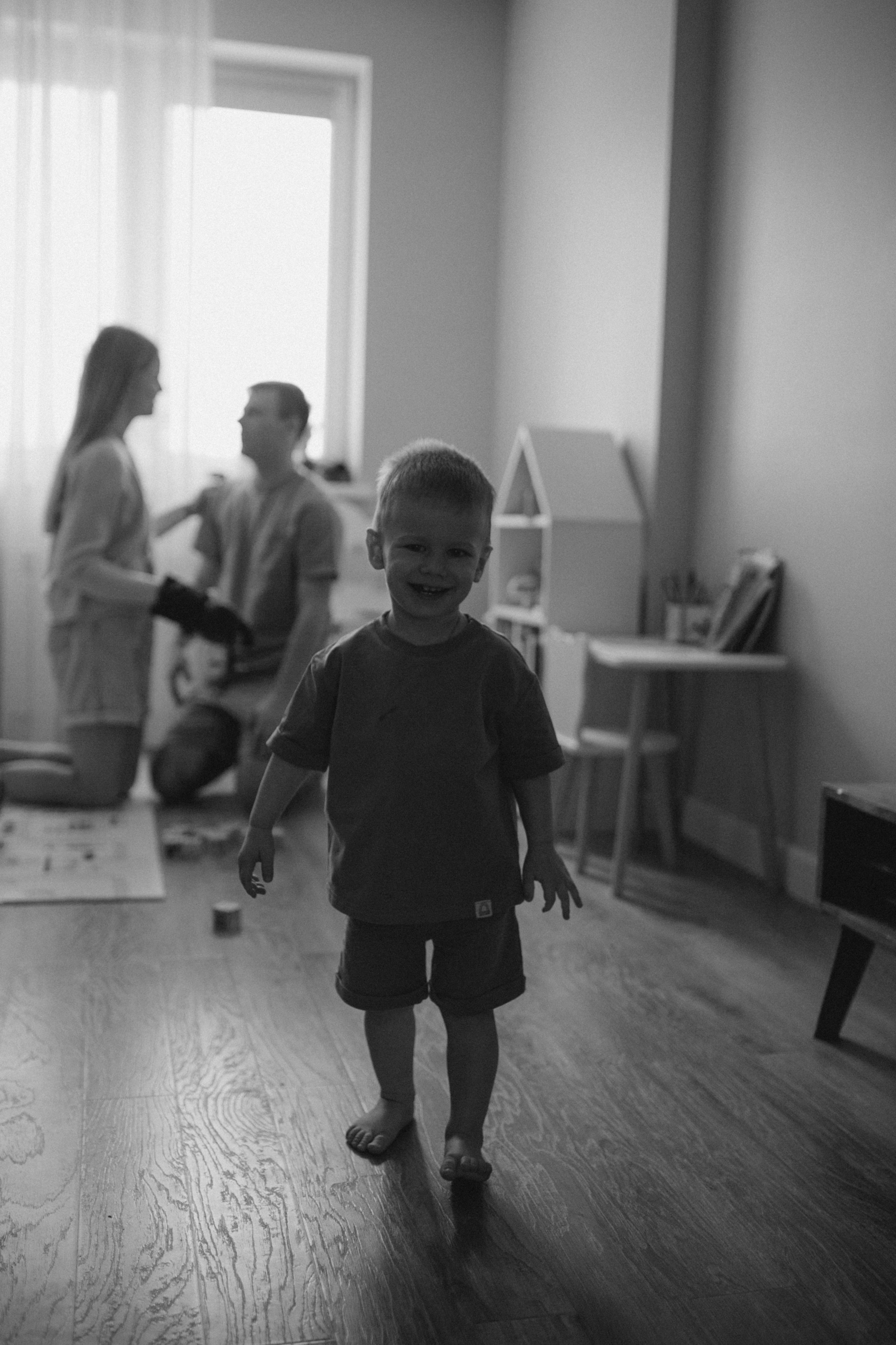 Ульяна, Игорь и маленький Филипп. Семейный фотограф в Москве и Люберцах Юлия Гуськова