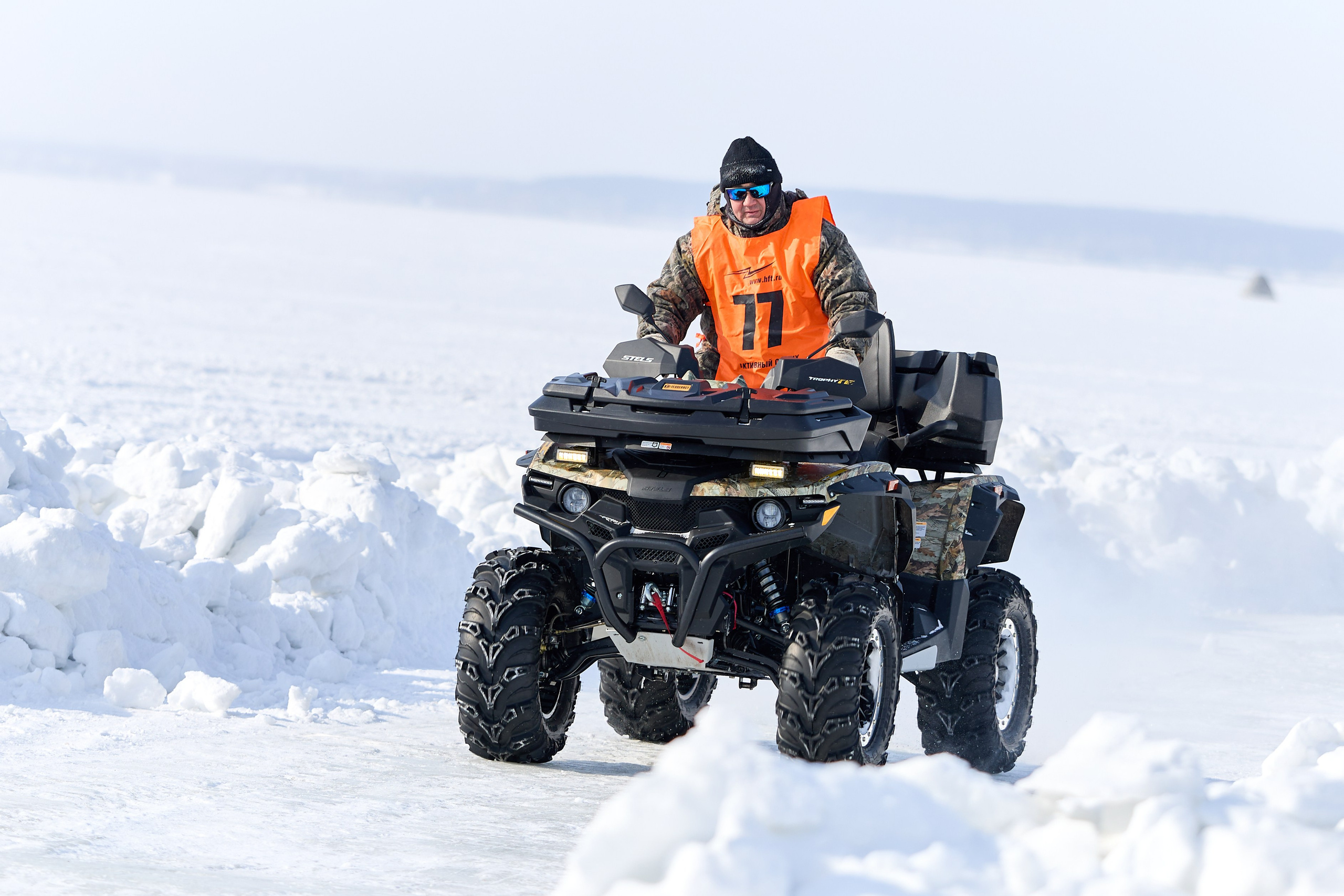 Топим Лёд — 2026. Соревнования на квадроциклах. Фотограф в Новосибирске Алена Скокова