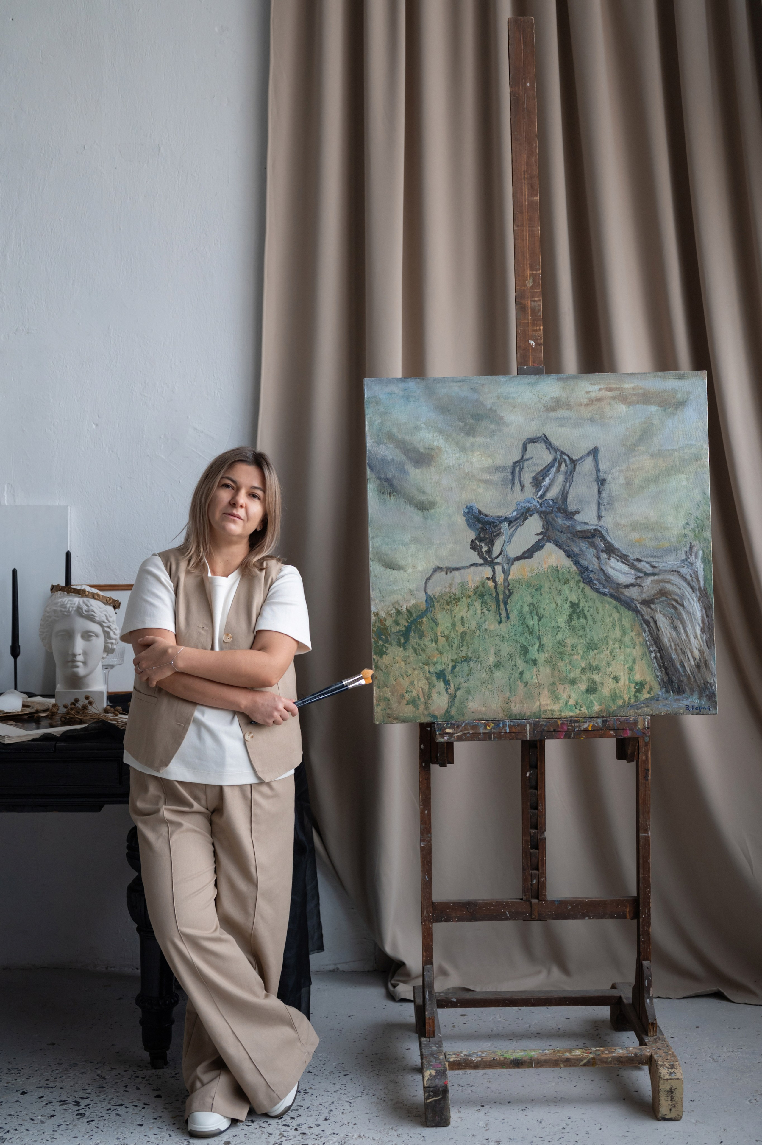 Фотосессия для художника. Фотограф Юлия Кондратьева