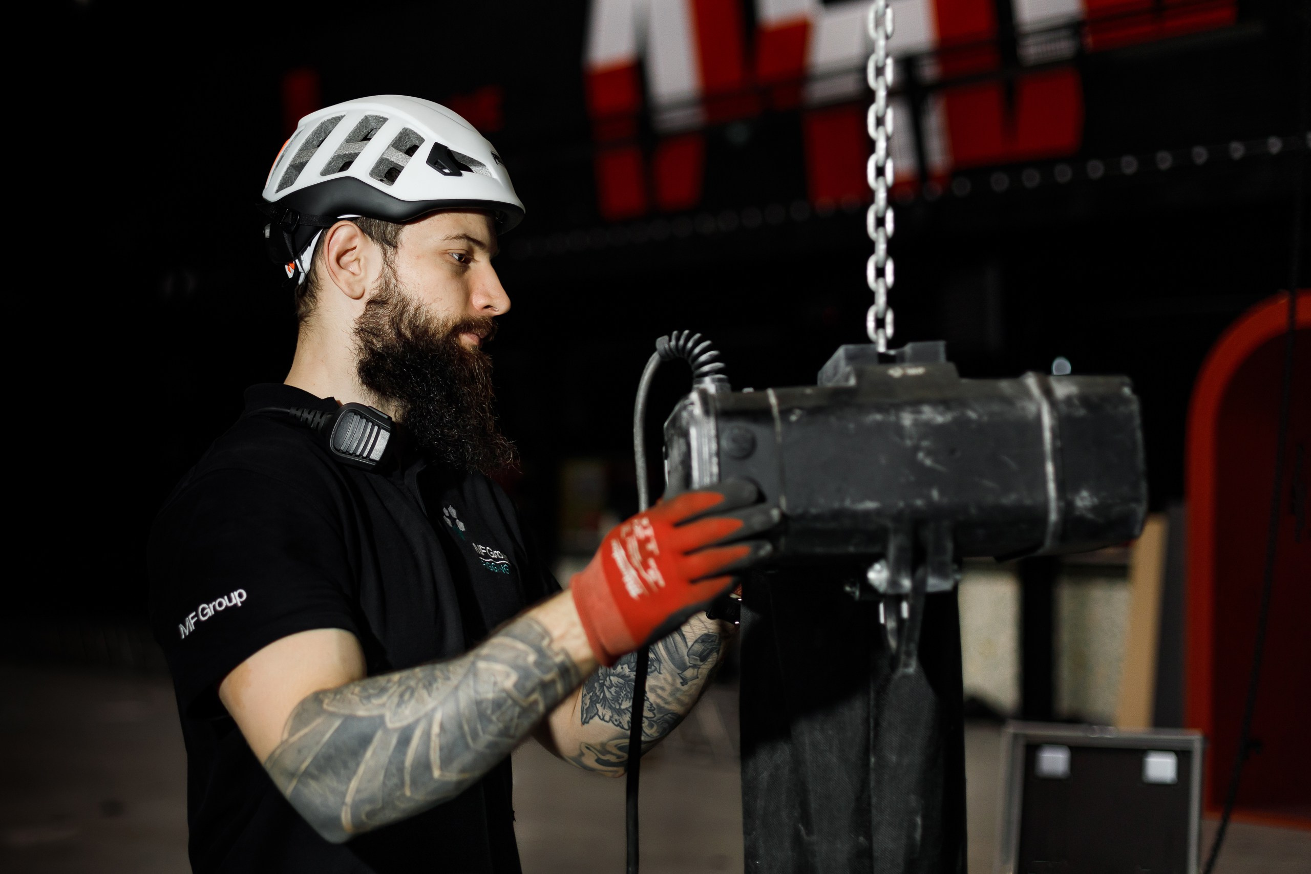 Установка сцены