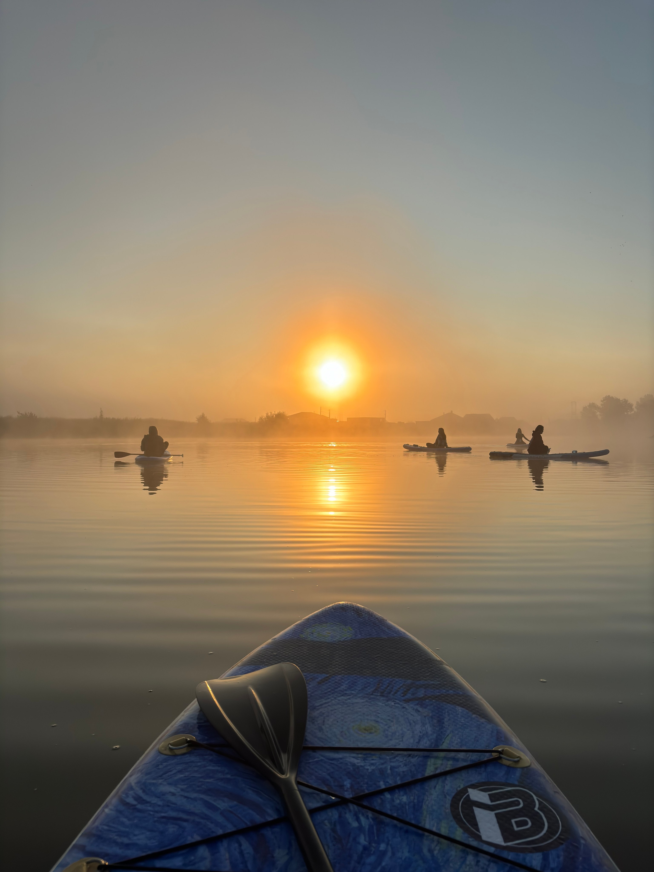 Рассветы на сапбордах в Уфе