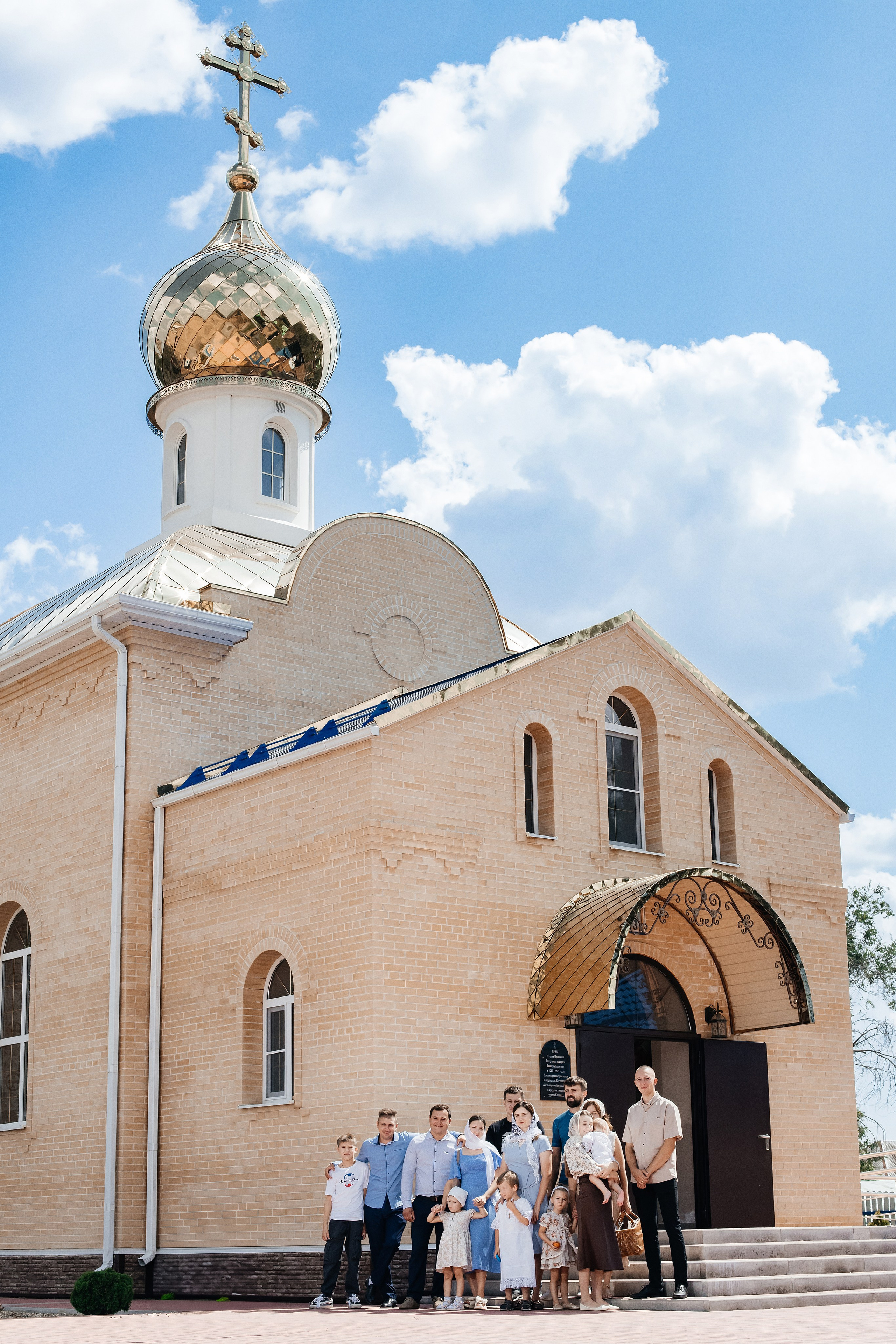 Таинство крещения х.Карповка