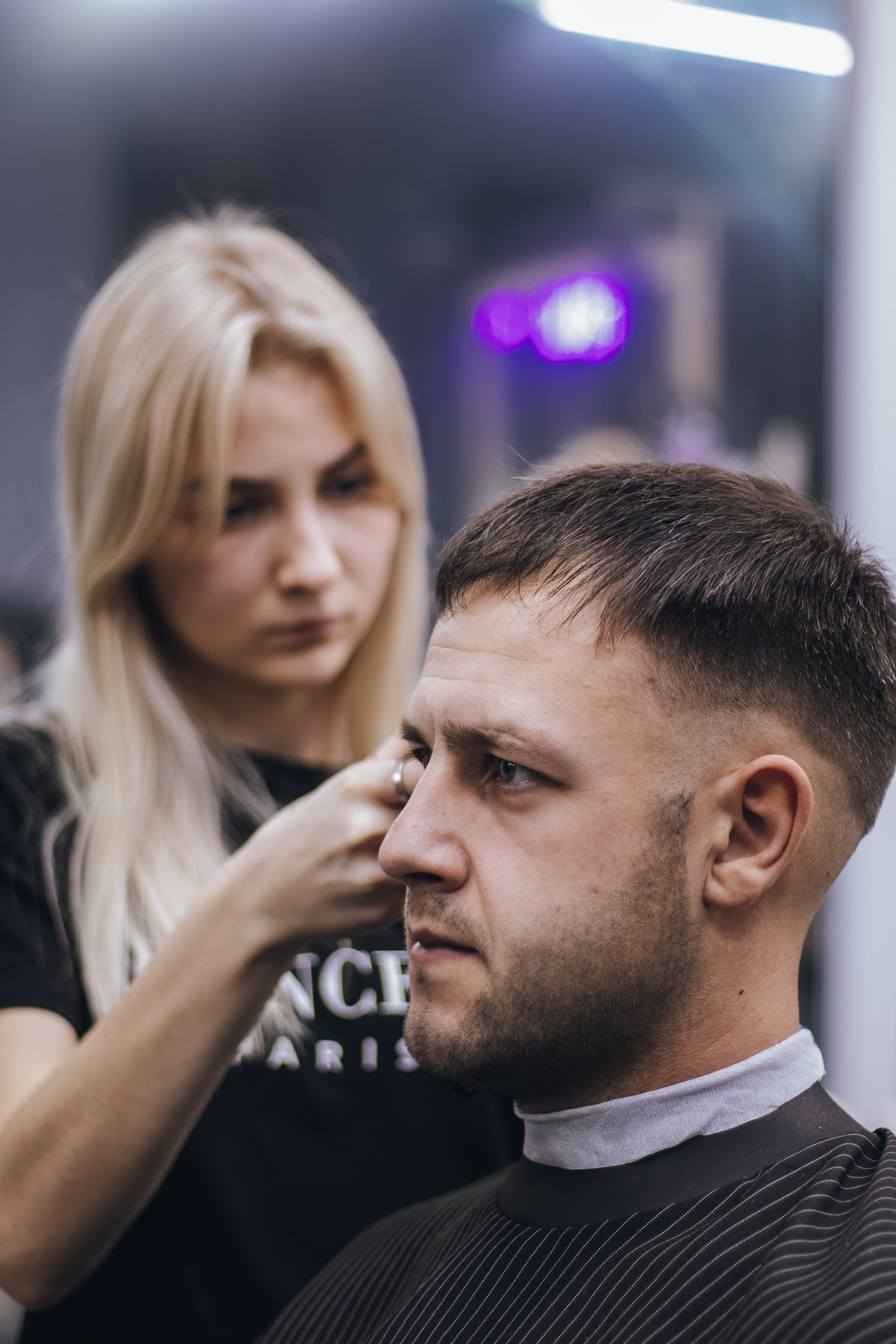 Barbershop Dad. Content shooting. KRIS KRUPINNIKOVA