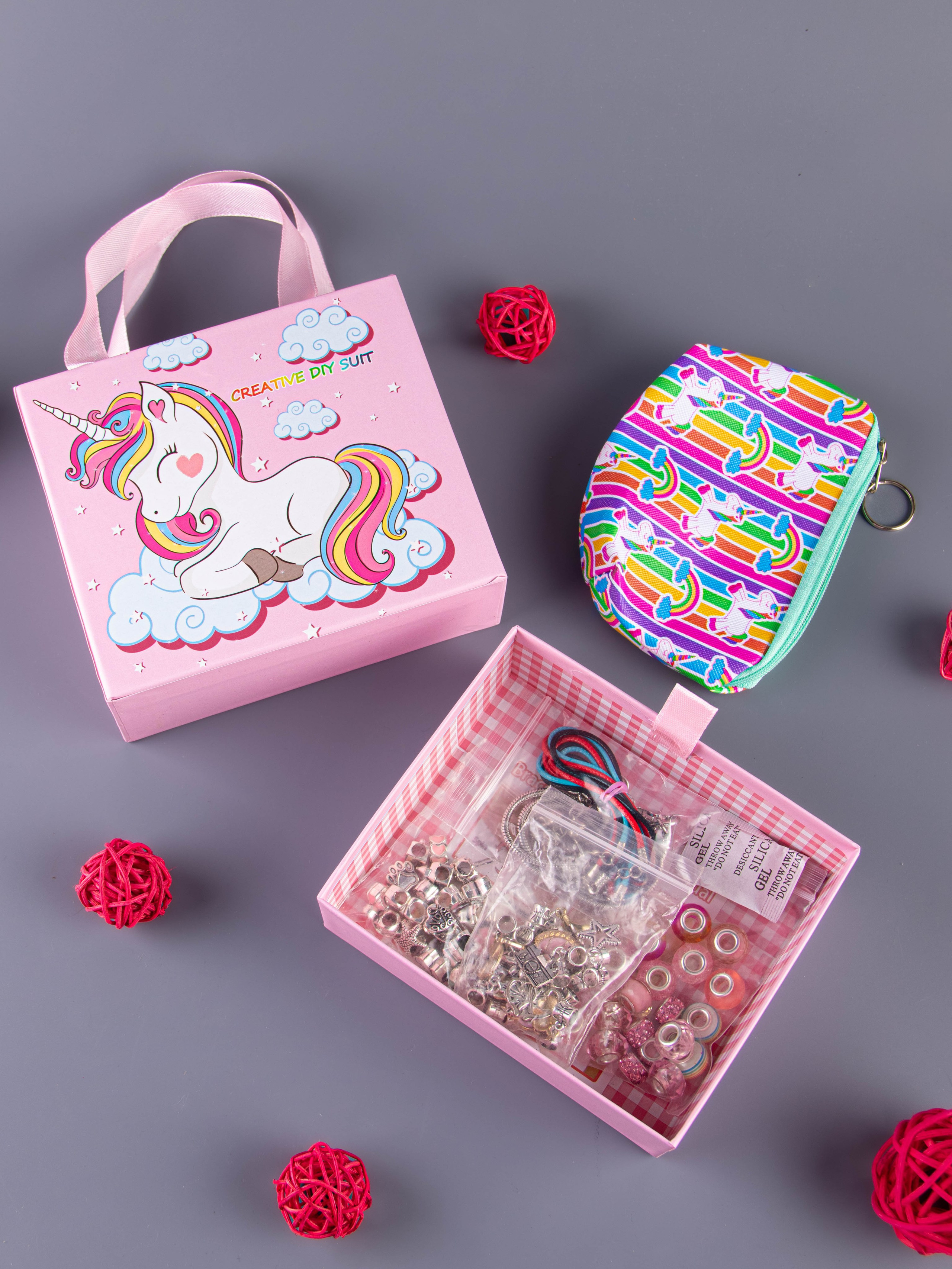 Наборы по созданию браслетов (розовый). «Матрица»