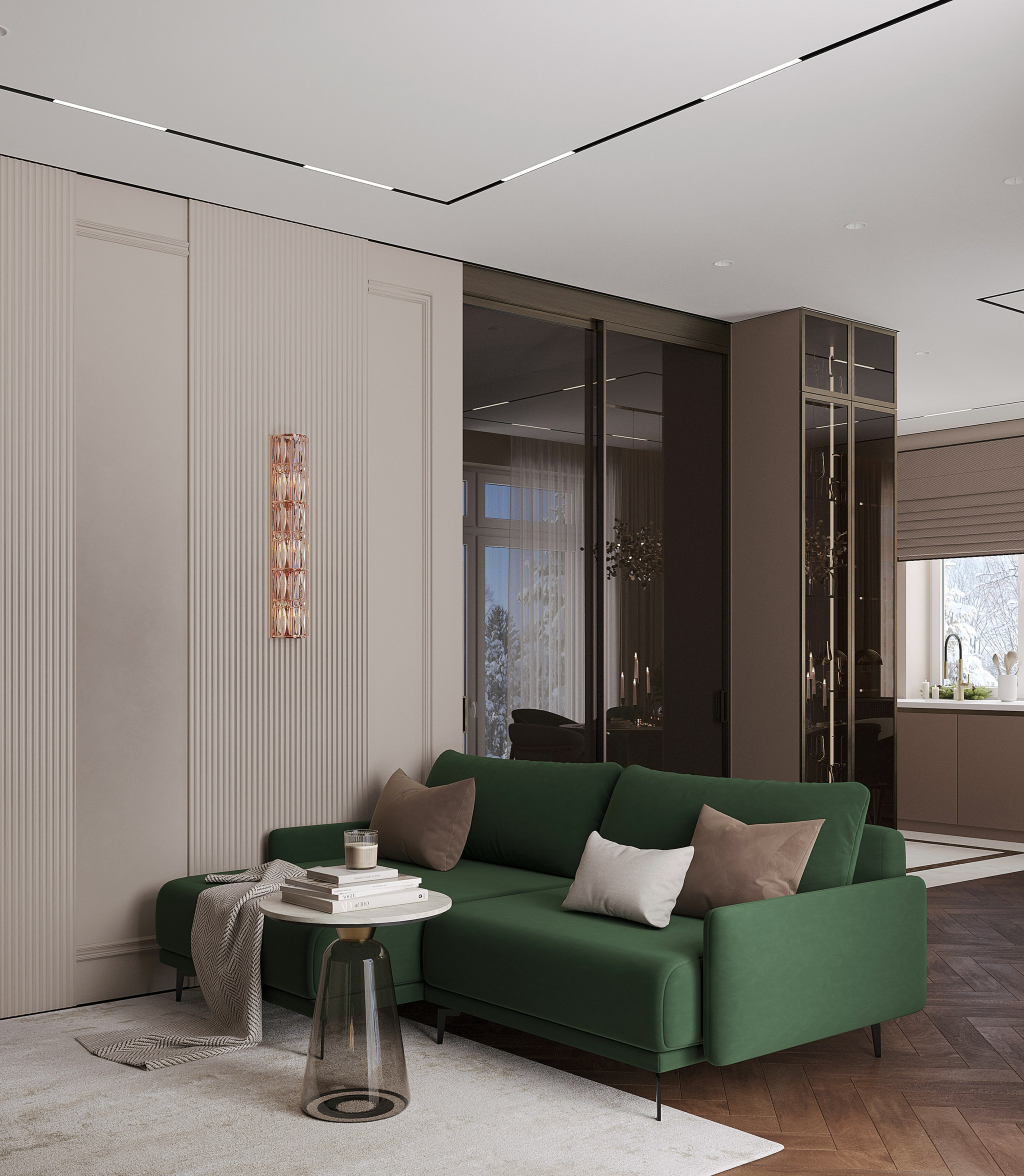 Проект Дома Казань. Студия дизайна интерьера Лактионовой Елены