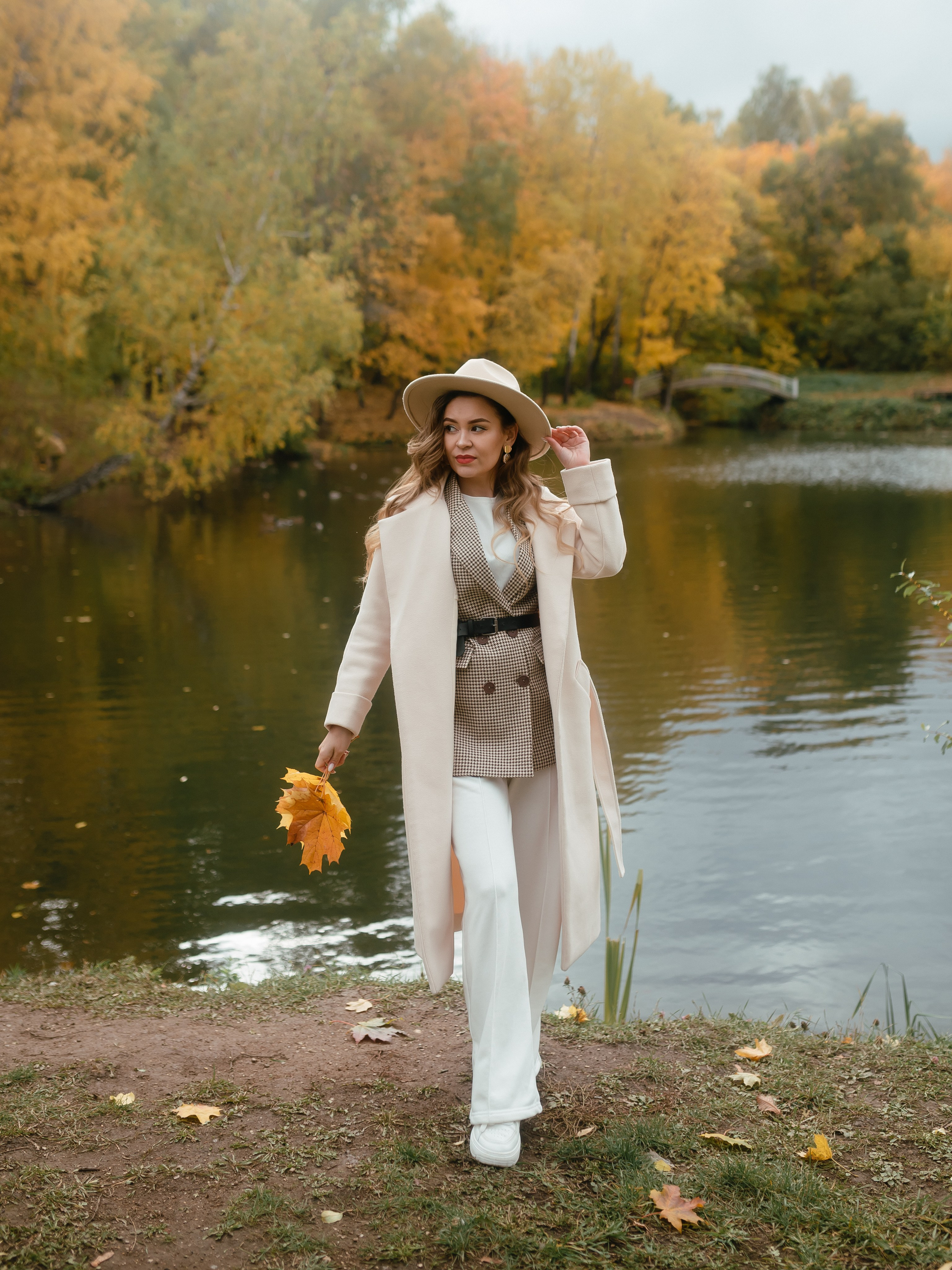 осенняя фотосессия на природе в парке в лесу октябрьский башкортостан