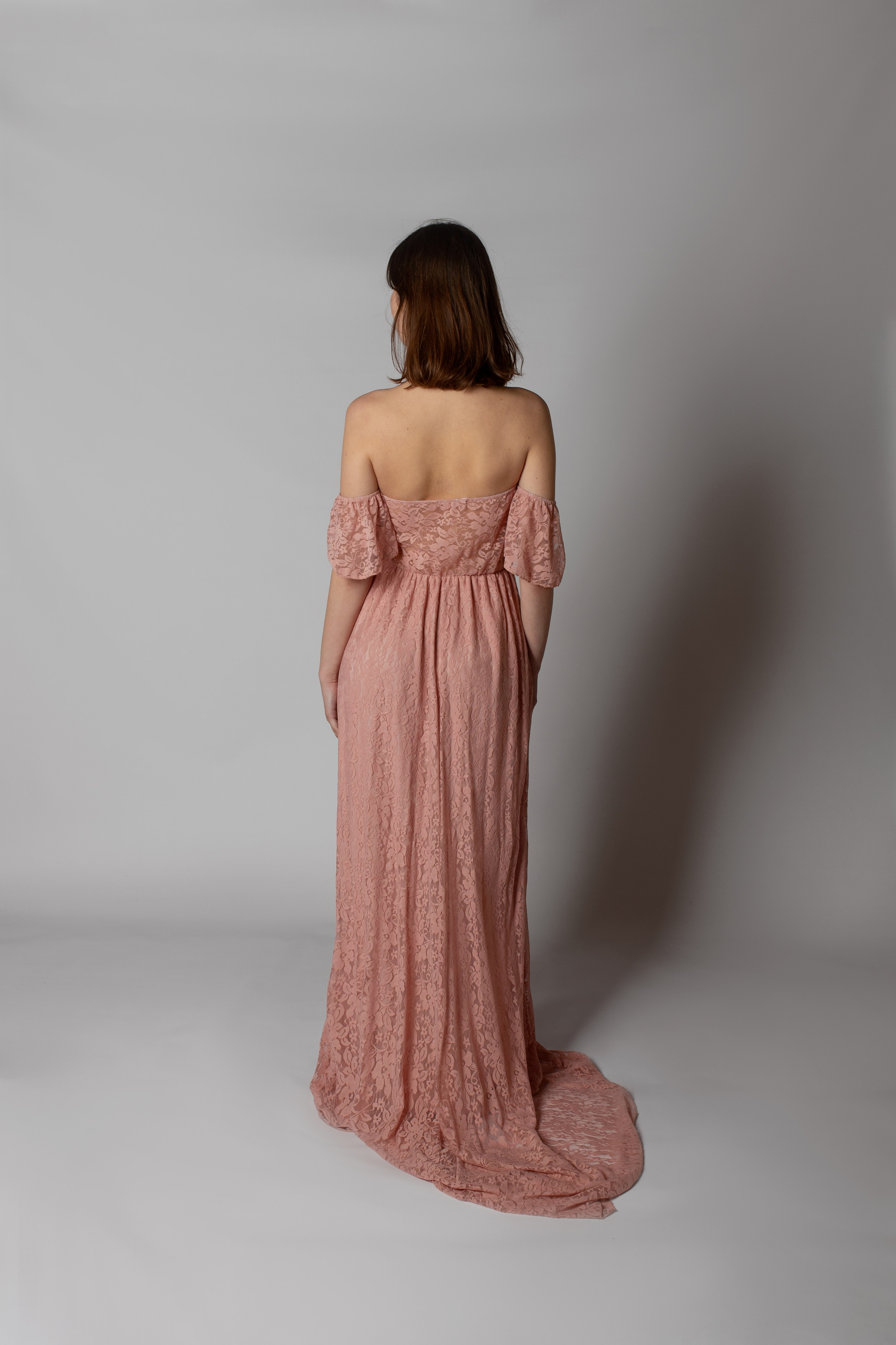 Персиковое платье ретро напрокат в Севастополе