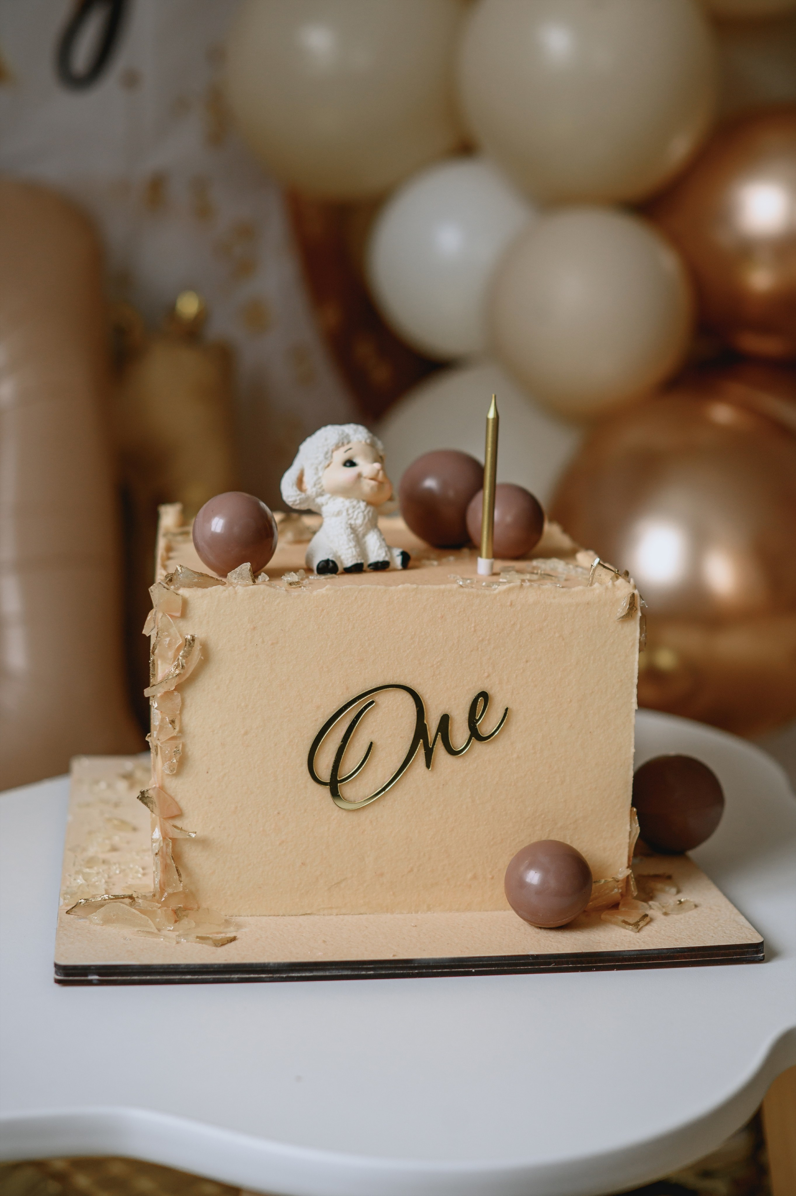 Дома во дворе и на фотозоне. Годик. Фотограф Котова Валентина