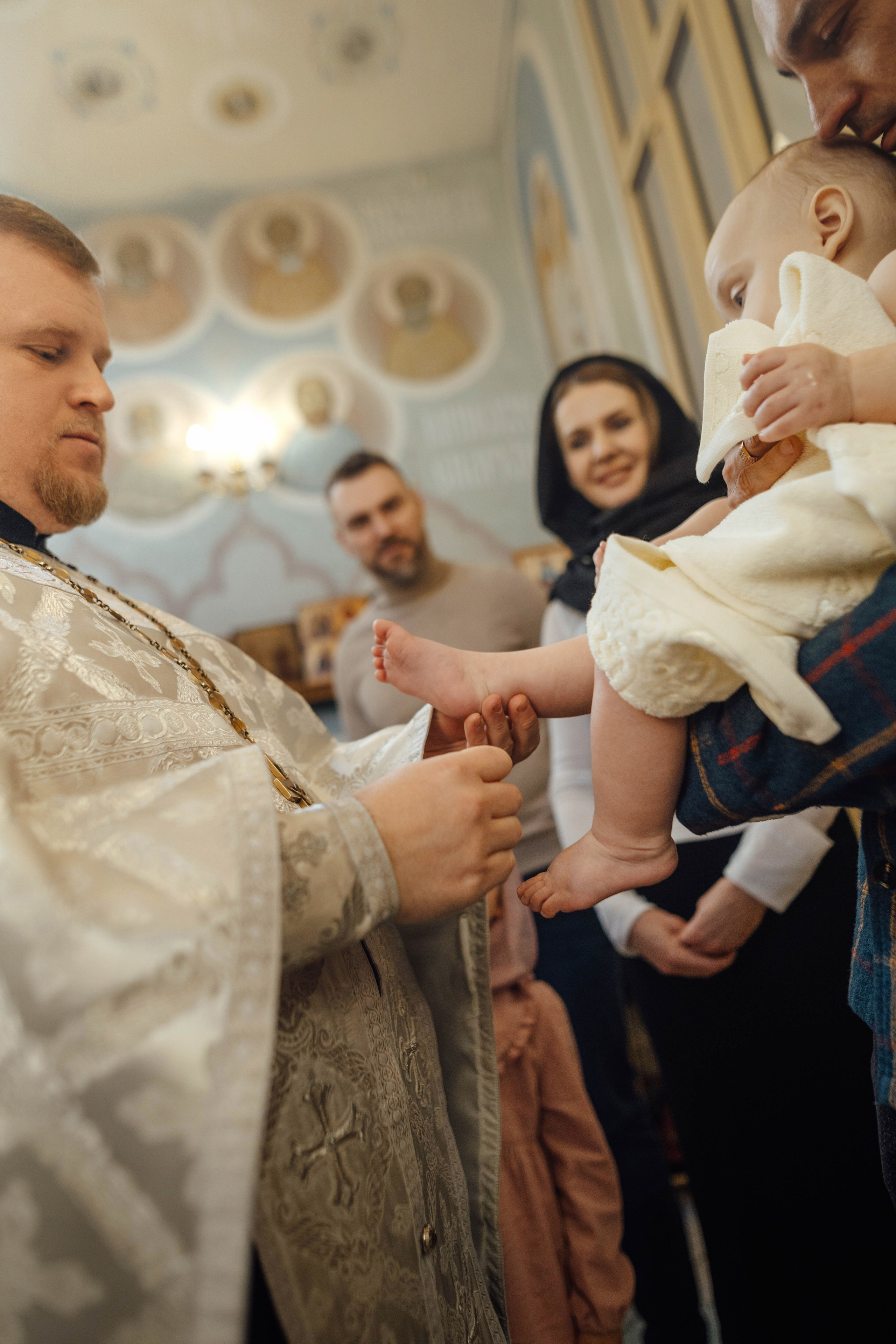 Крещение Александра, храм Иова Многострадального (Дом Милосердия), Минск, январь 2026