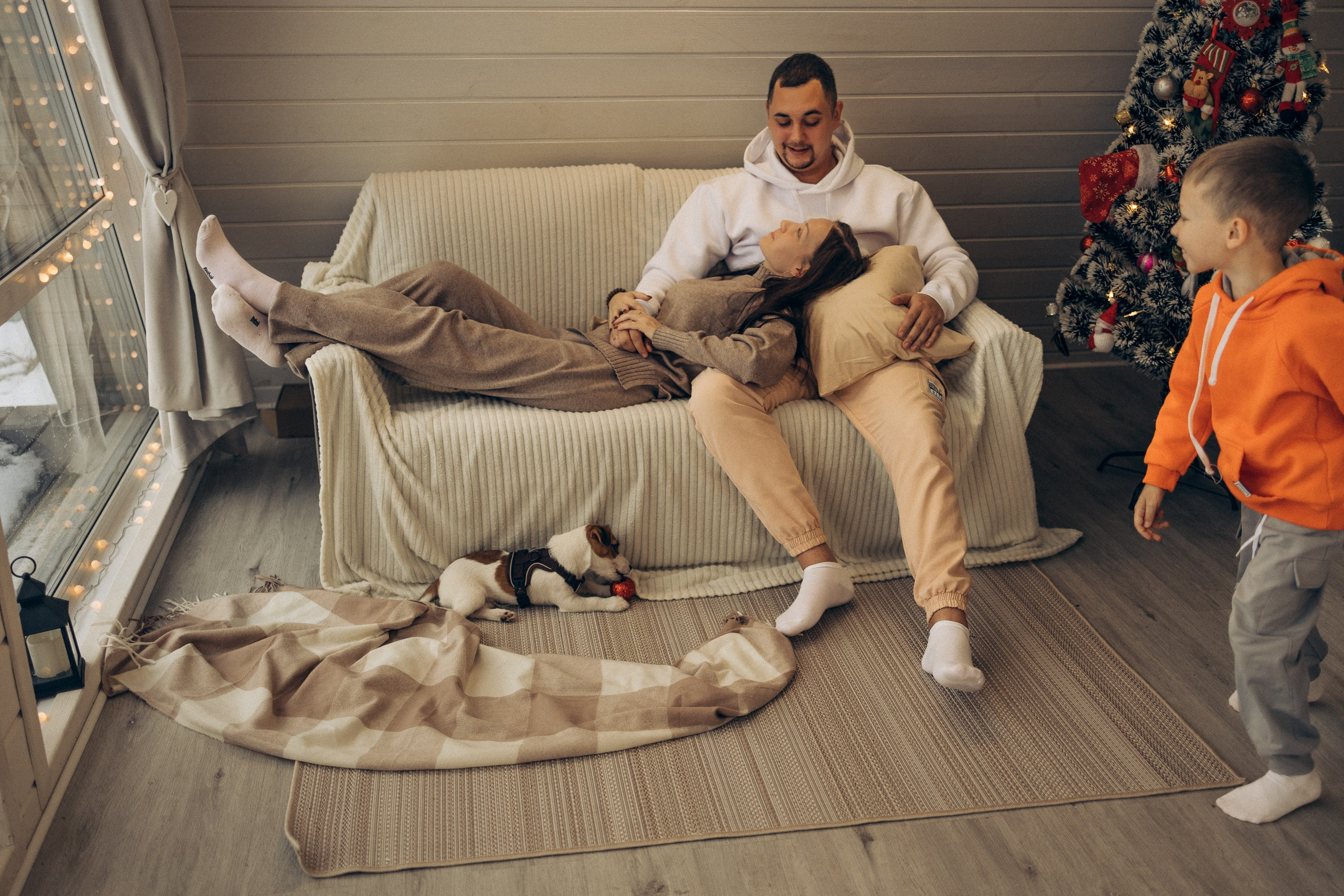 Новогодняя домашняя фотосессия в Ижевске