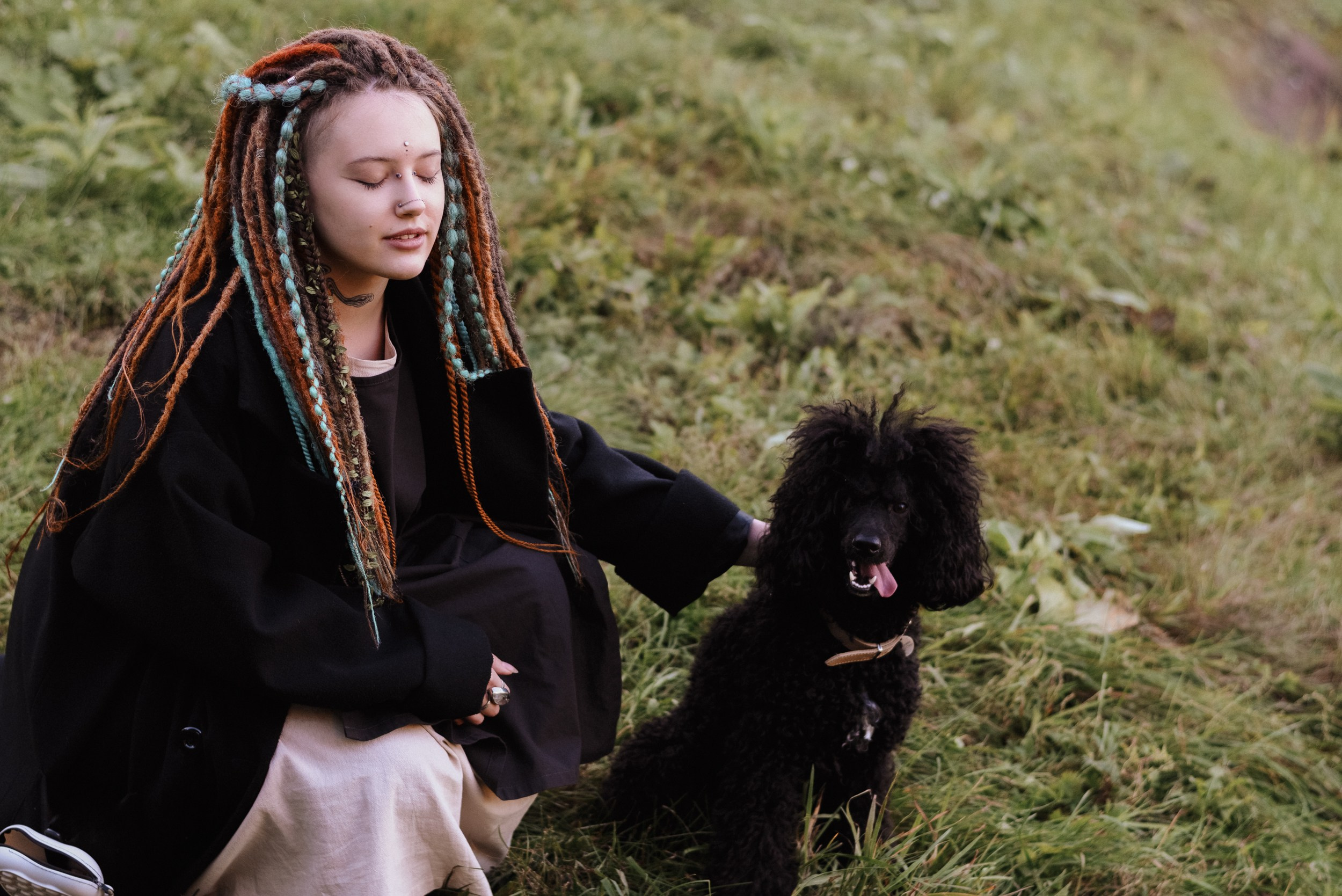 Стася и Каренин. Фотограф Дарья Мустафина, Тюмень