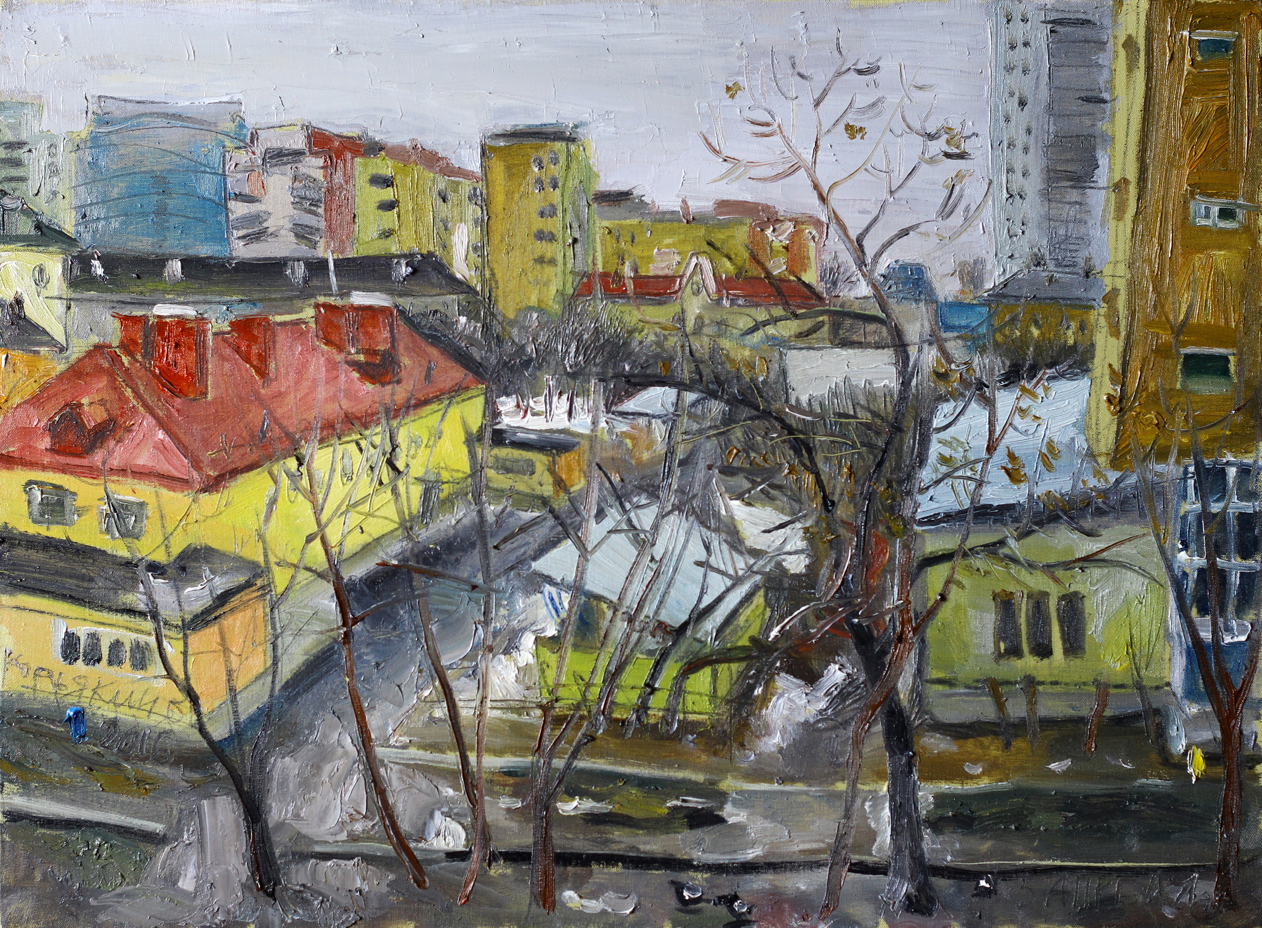 Вид из окна: весна
х., м.