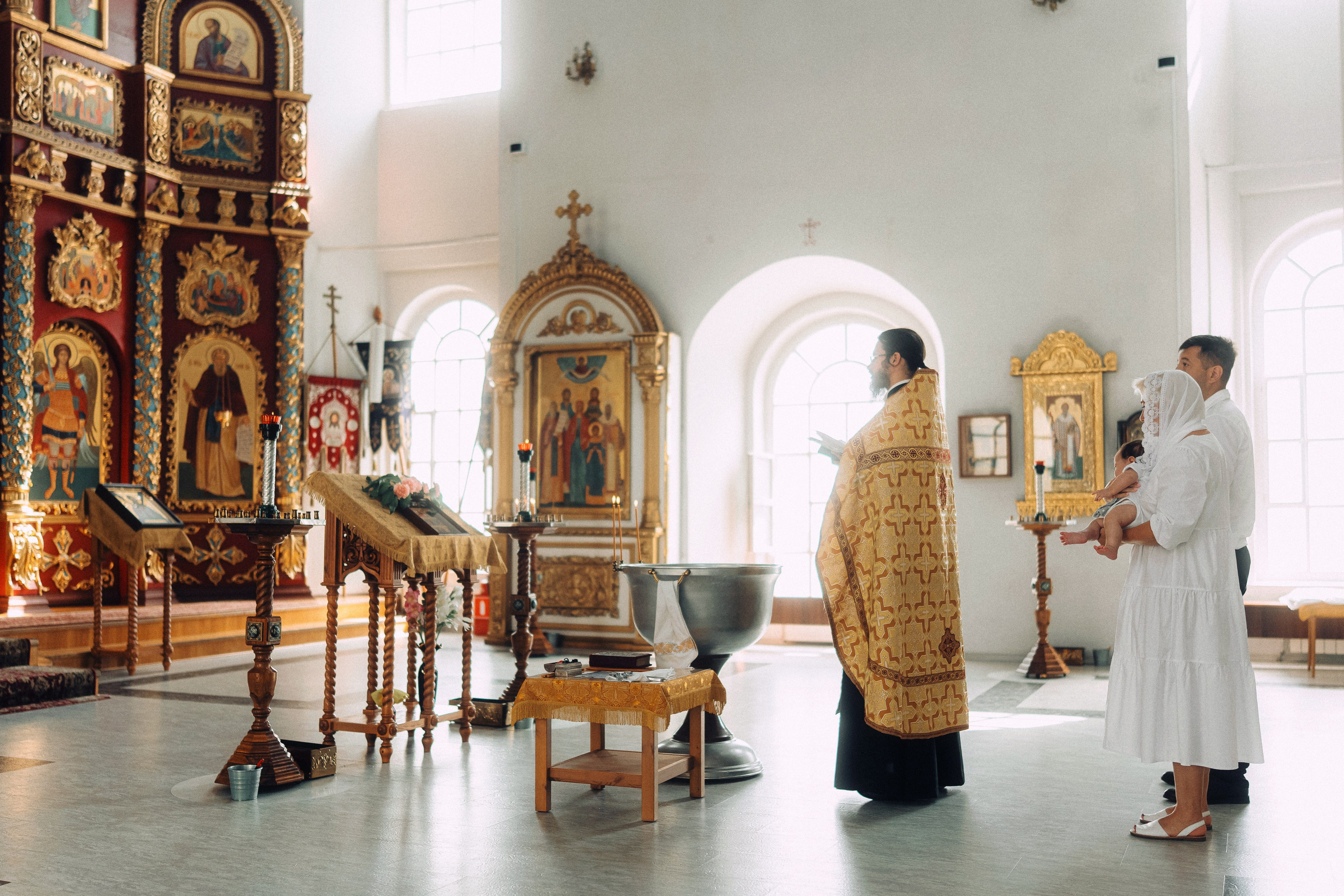Таинство крещения в Воронеже. Свадебный и репортажный фотограф в Воронеже Роман Янко