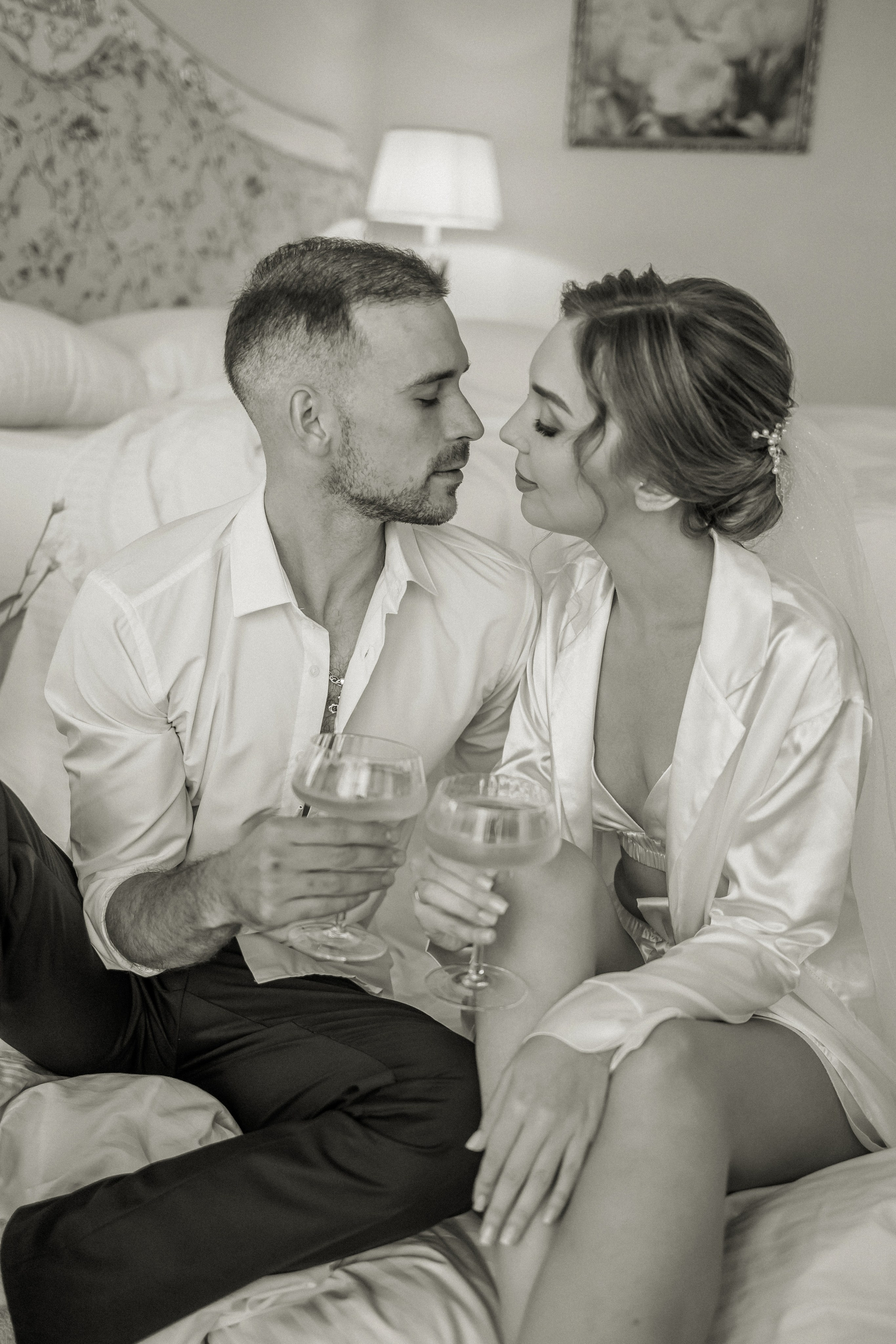 Свадебная прогулка Екатерины и Евгения. Свадебная фотография. Арина Рубах