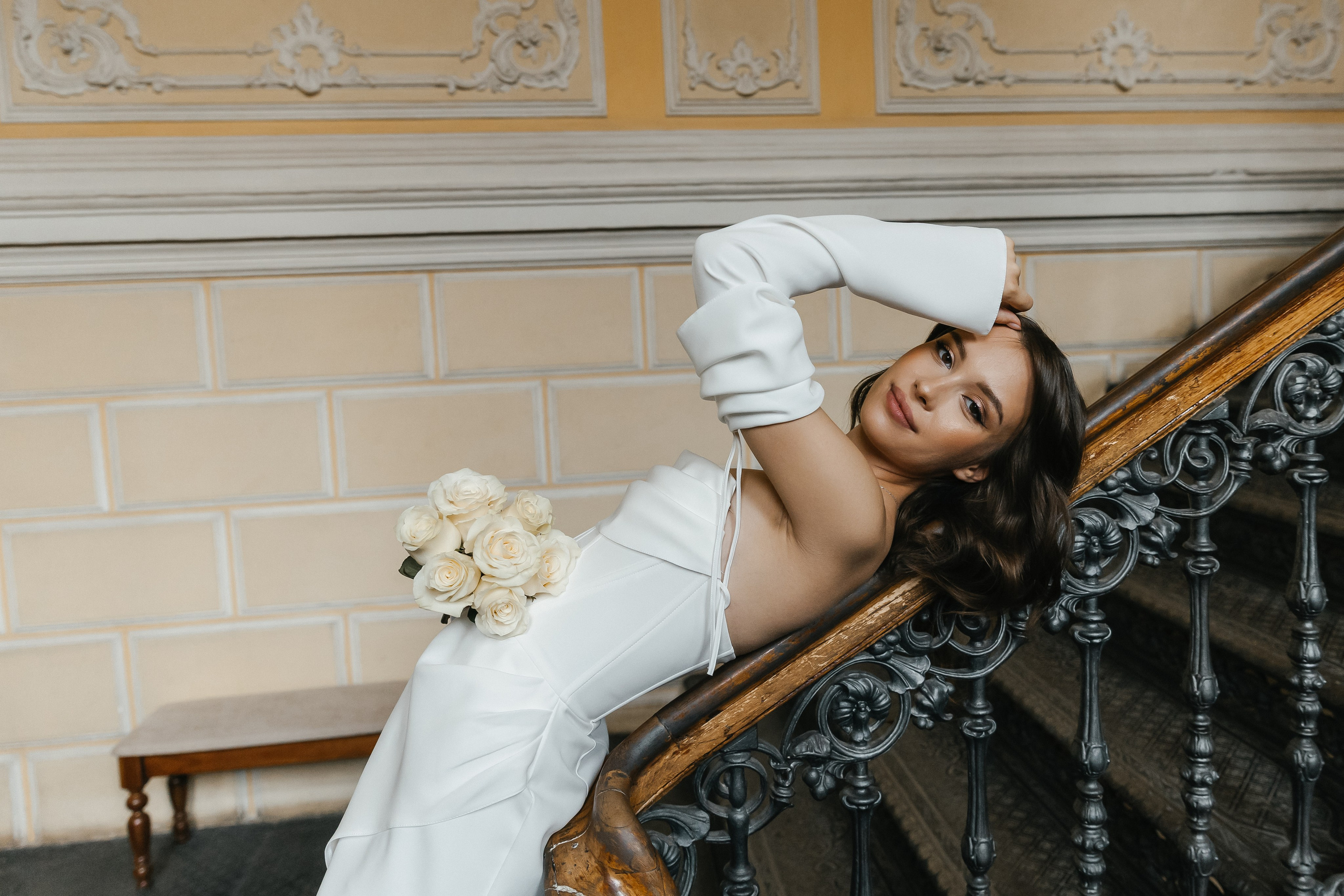 Свадебная фотосессия в Библиотеке-читальне им. А. С. Пушкина. Фотограф и видеограф Анна Домашенко