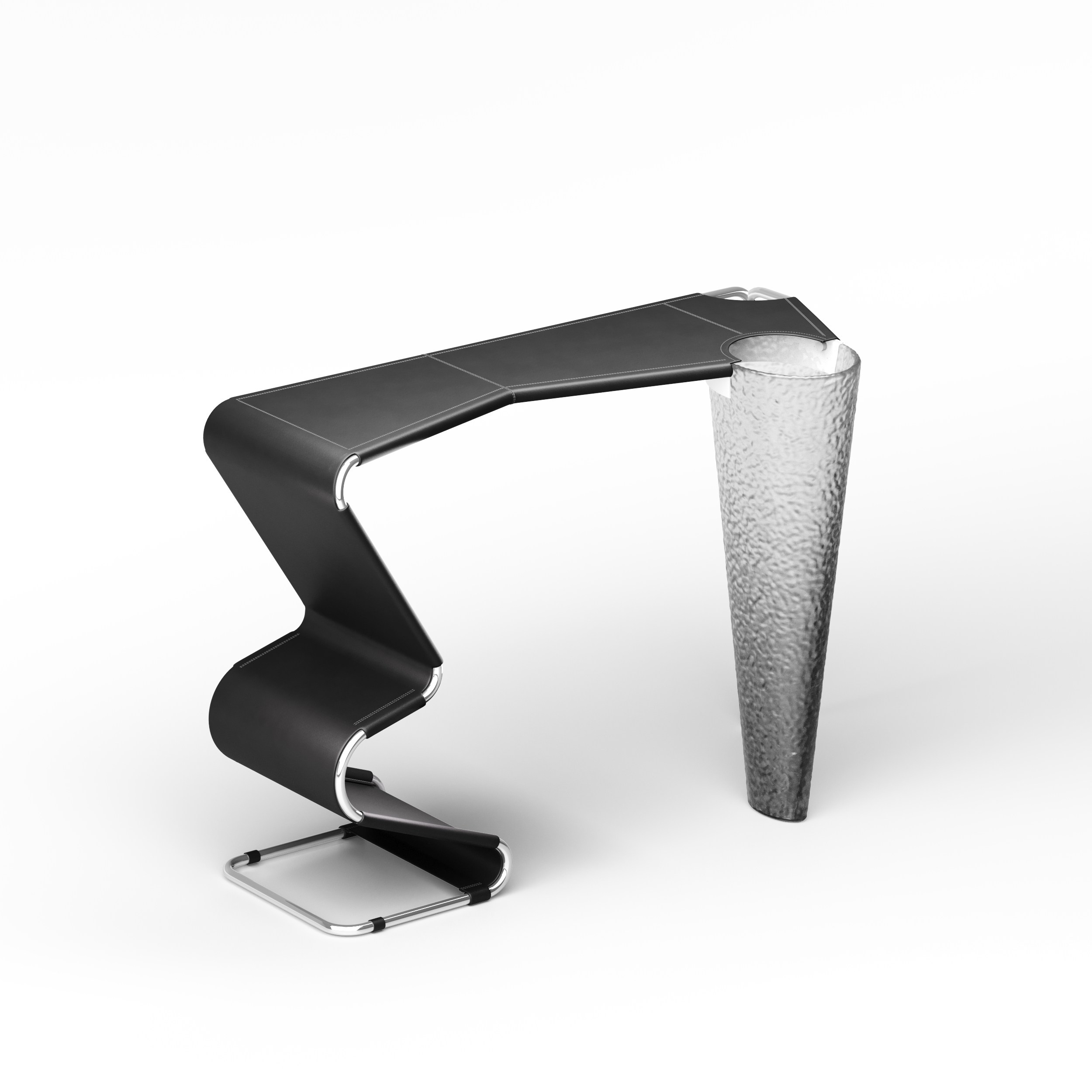 Консоль Eileen black 02. Nlodesign.com