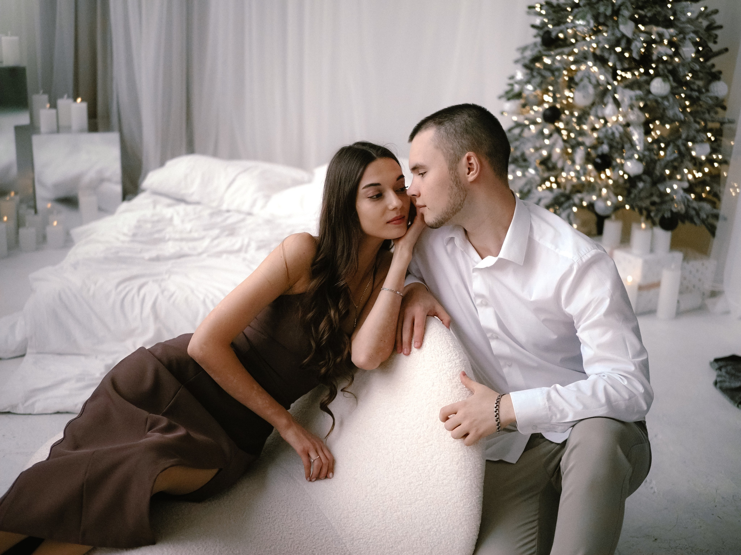 Нежные новогодние. Фотограф Рязань. Семейный Свадебный фотограф