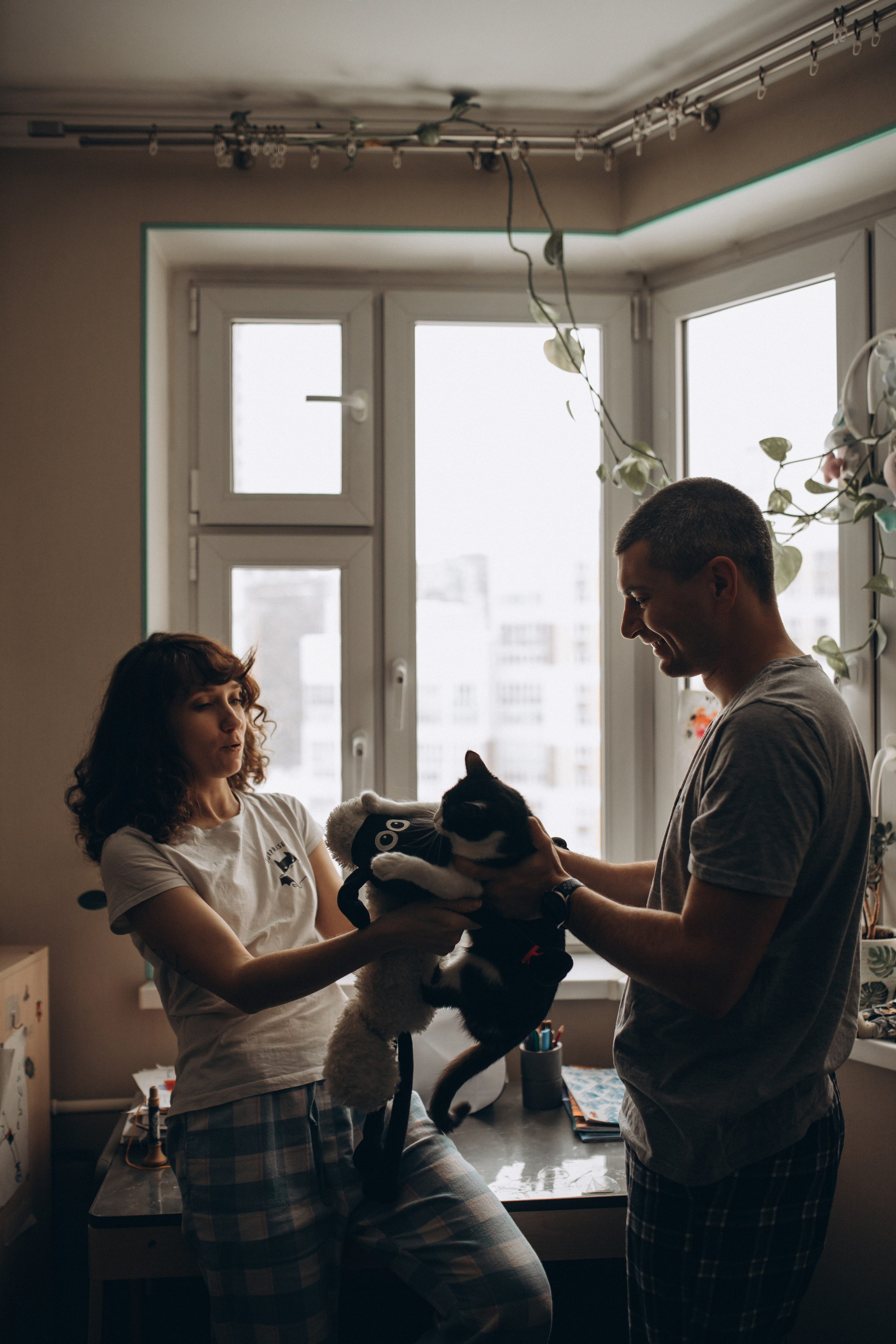 Таня, Паша, Миша. Фотограф Людмила Оюн