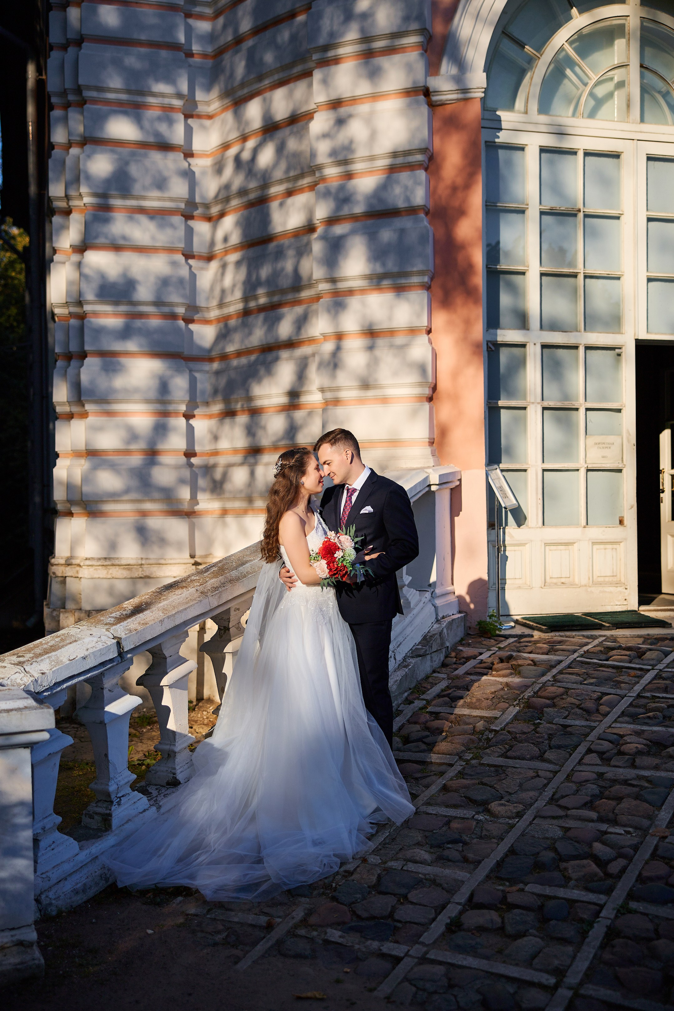 Свадебная фотосессия в Кусково. Свадебный фотограф Сергей Колбинский
