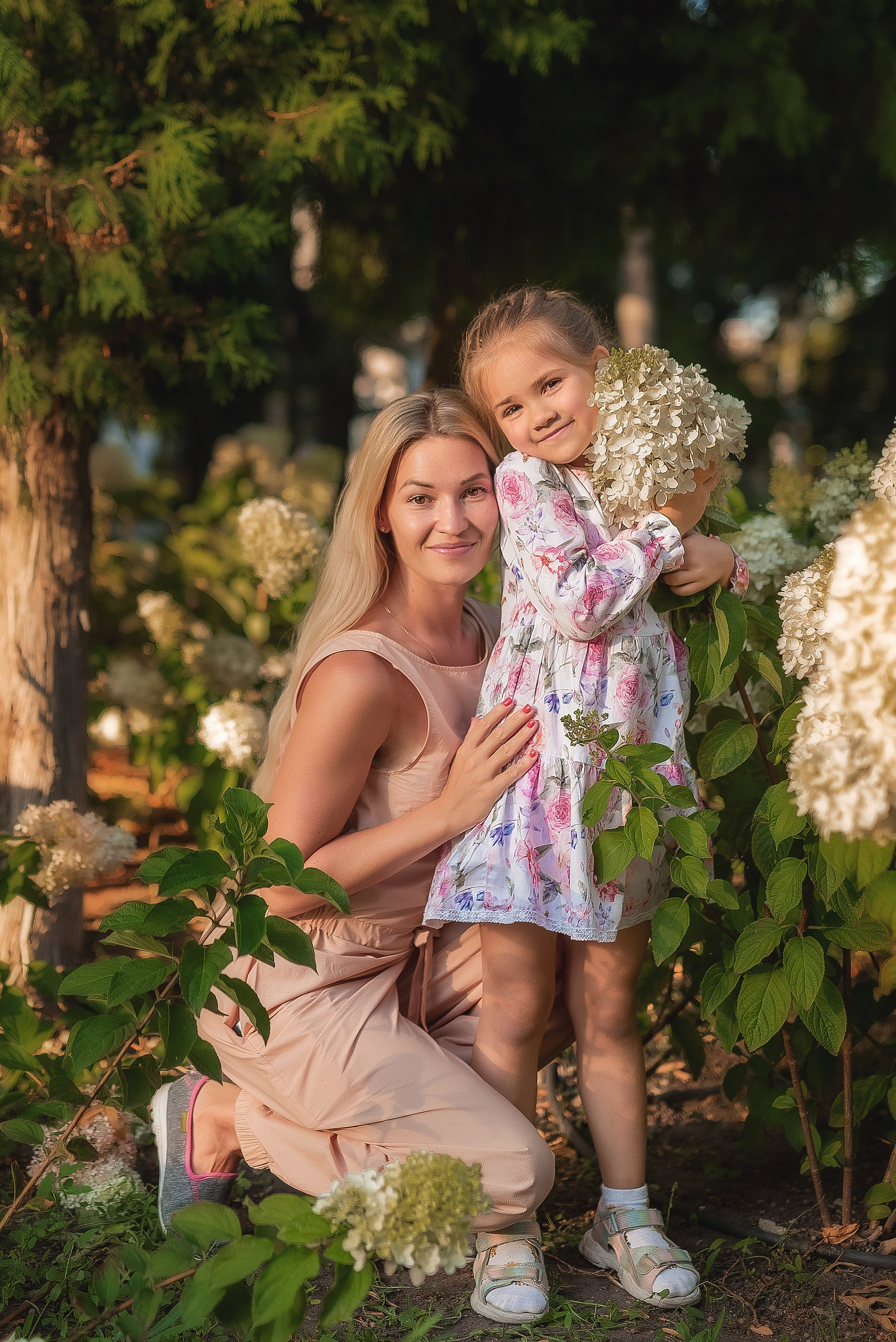 Фотосессия в гортензиях. Семейный, детский фотограф в Воронеже Анна Никитина