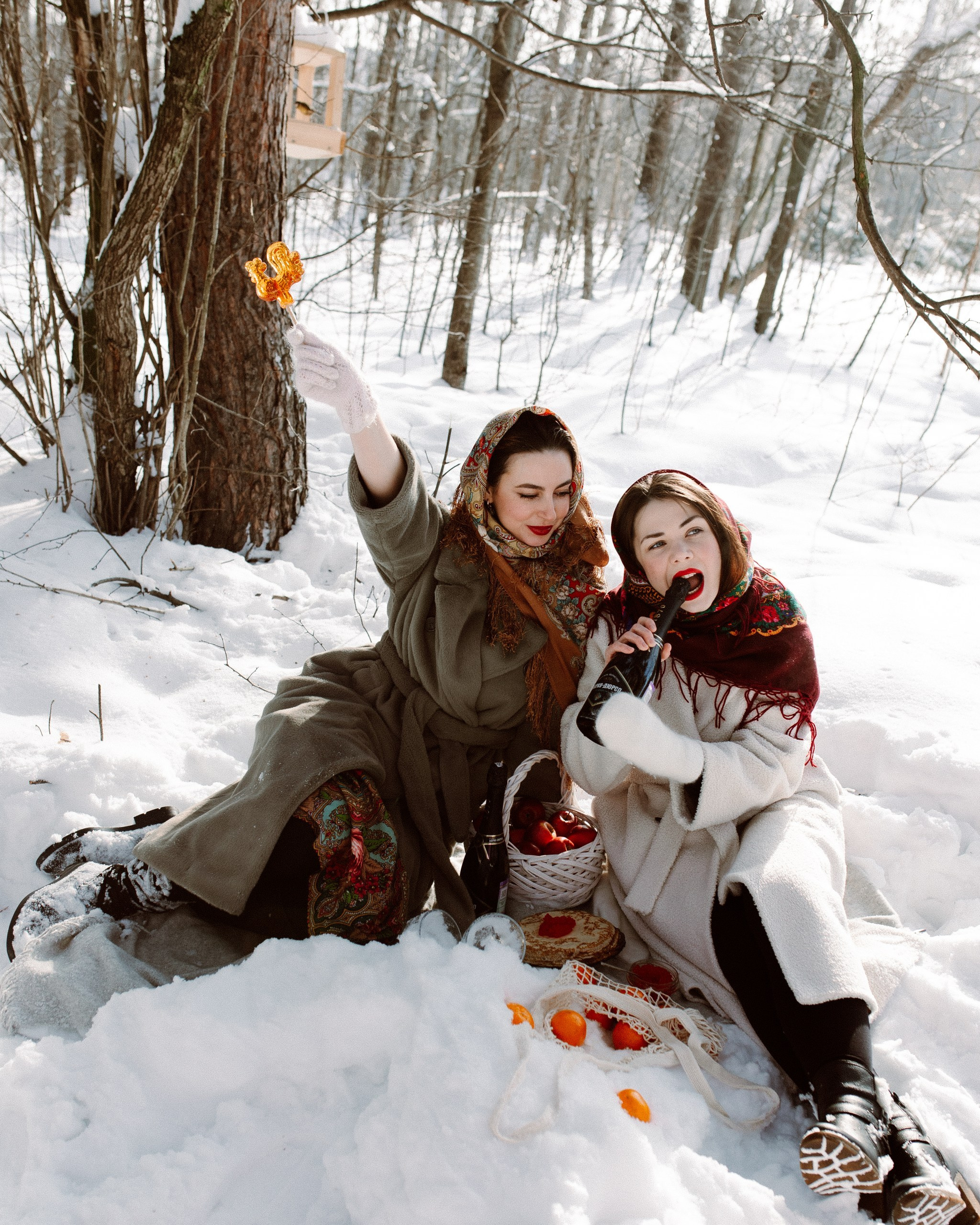 Сёстры. Масленица. Анастасия Турсунова арт-фотограф в Москве