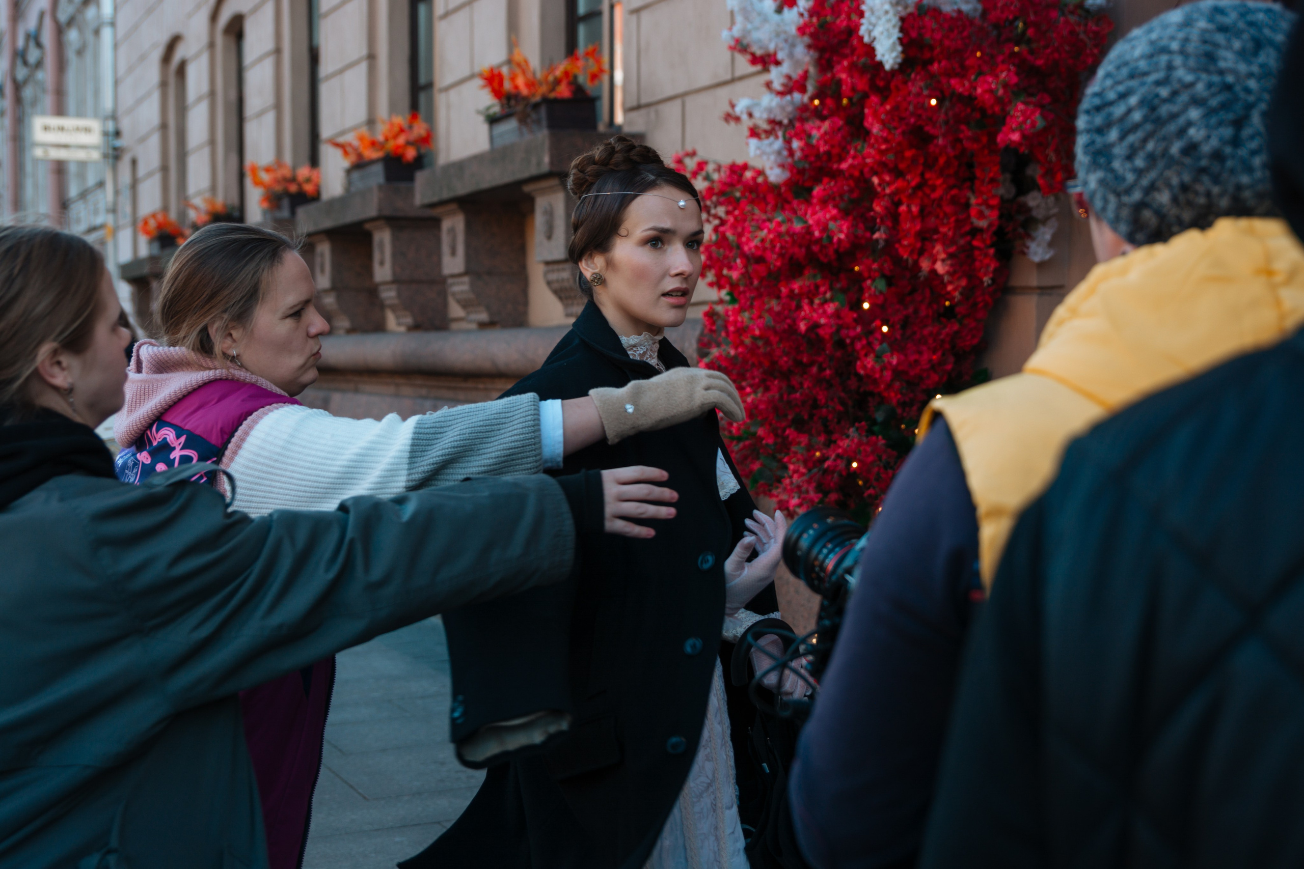 Пушкин в отеле «Оболенский». Съёмка ролика для конкурса. Портретный фотограф в Санкт-Петербурге Дмитриева Наталия