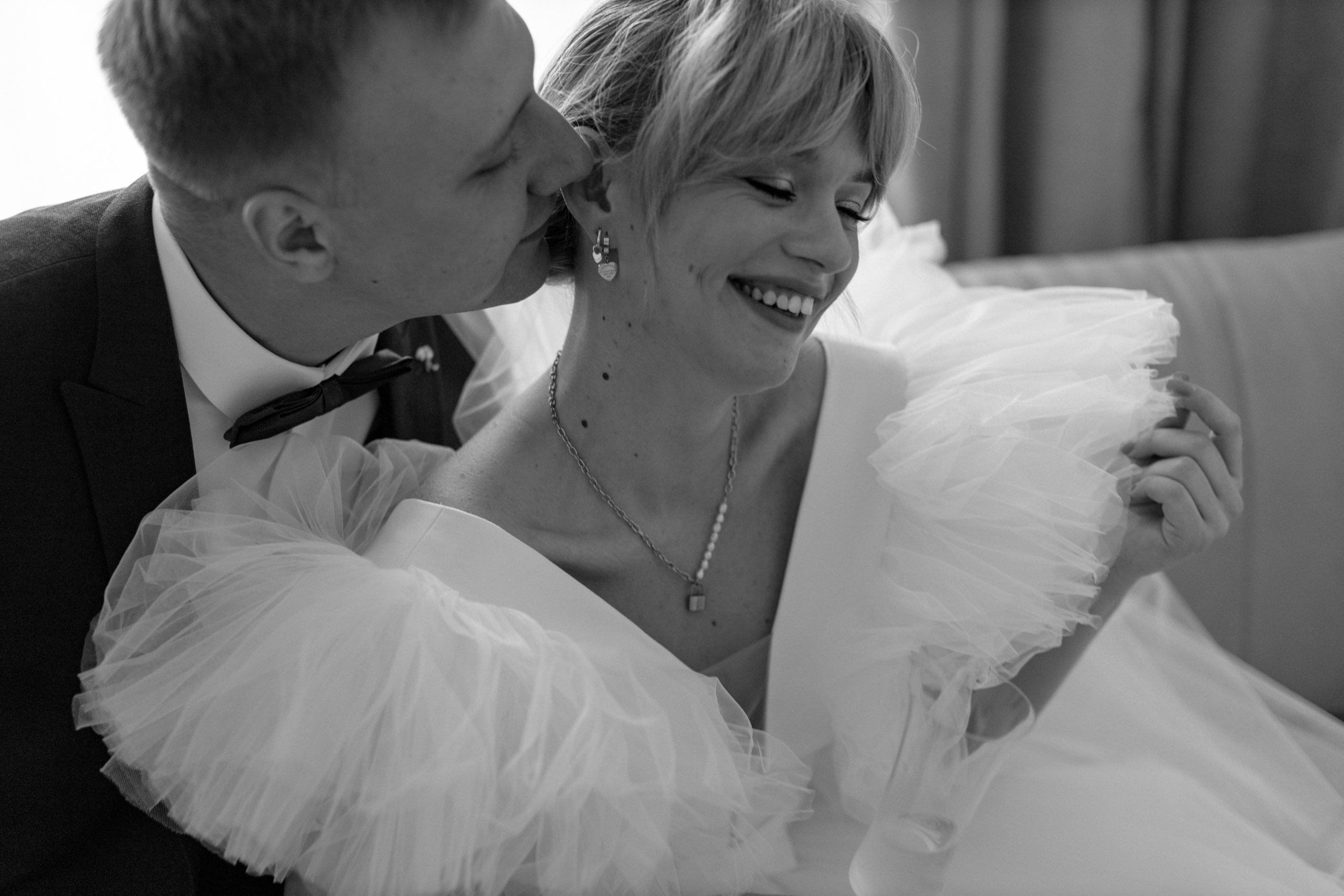 Фотосессия утро невесты и жениха. Свадебный фотограф Москва Анастасия Храмова